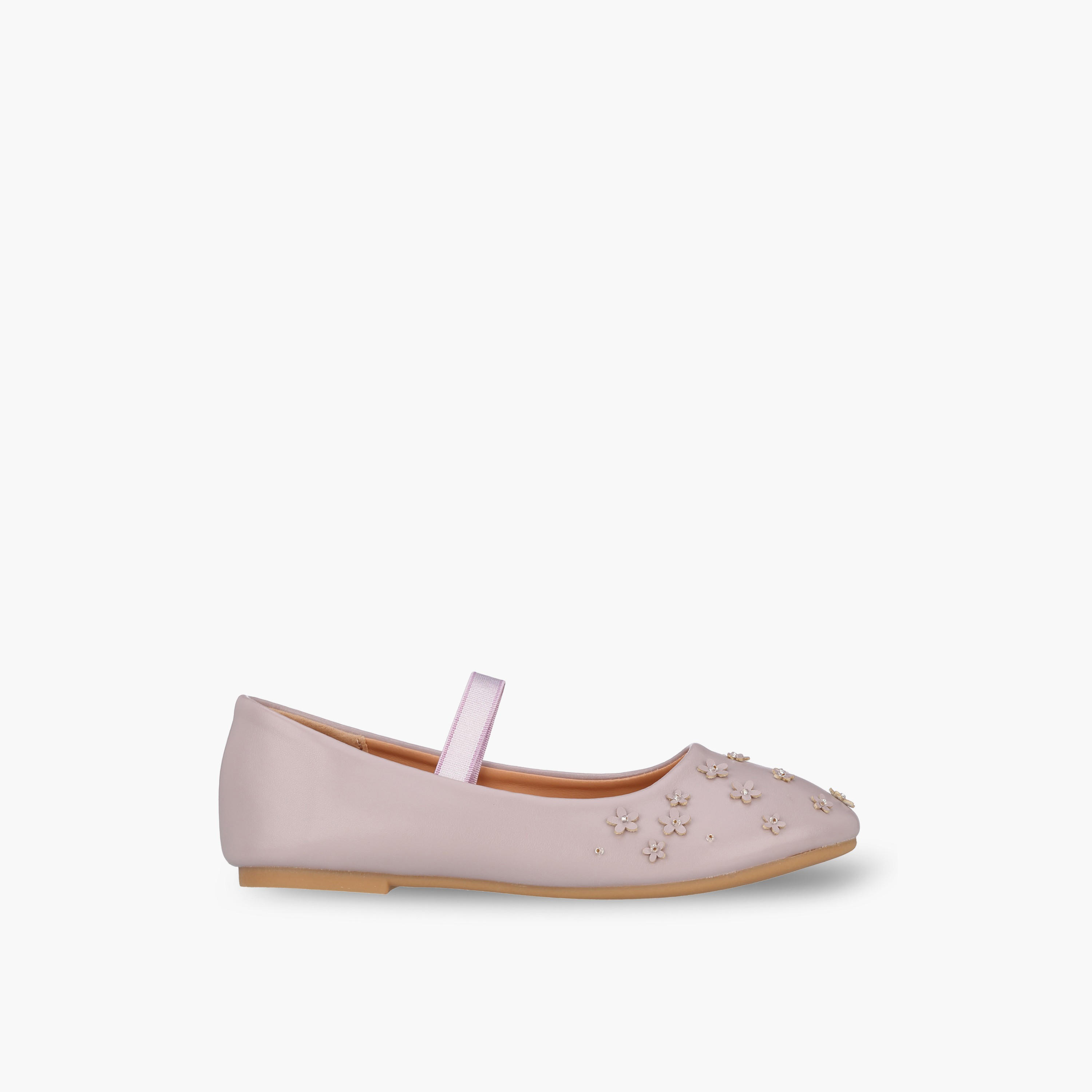Flora Bella Girls Floral Embellished Ballerina Shoes-girls-shoes-ballerinas-image-3
