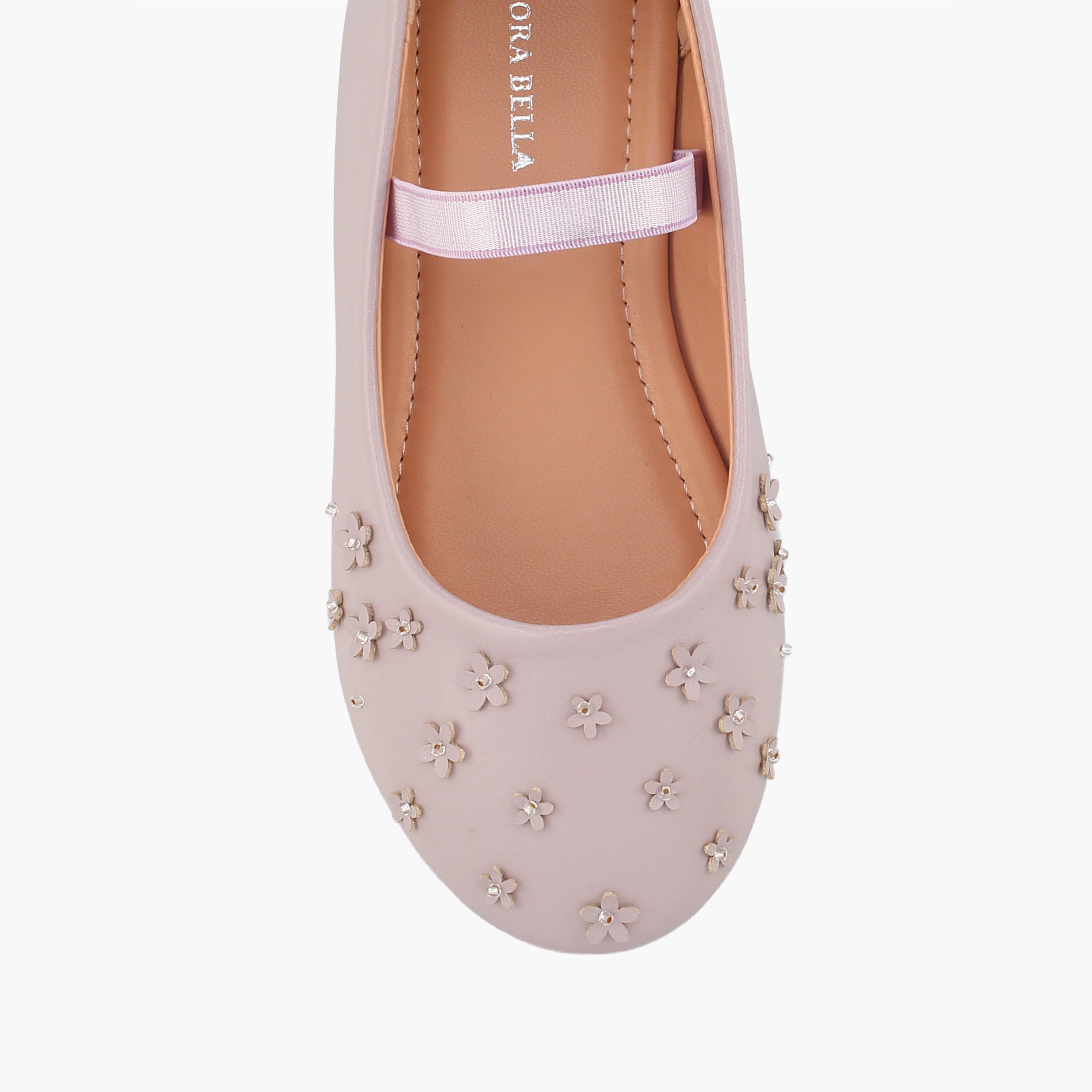 Flora Bella Girls Floral Embellished Ballerina Shoes-girls-shoes-ballerinas-image-4