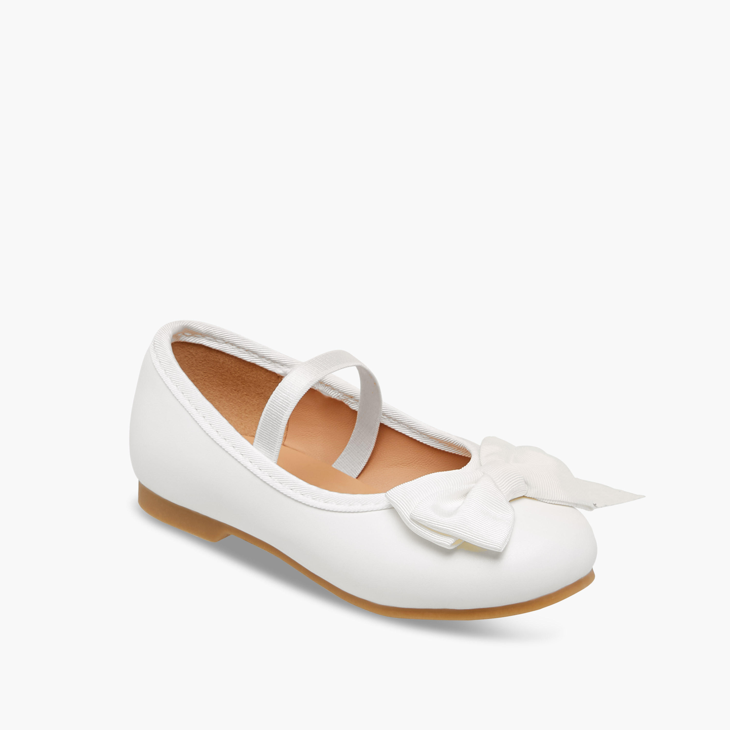 حذاء باليرينا بفيونكة وحزام مطاطي من جونيورز-girls-shoes-ballerinas-image-2
