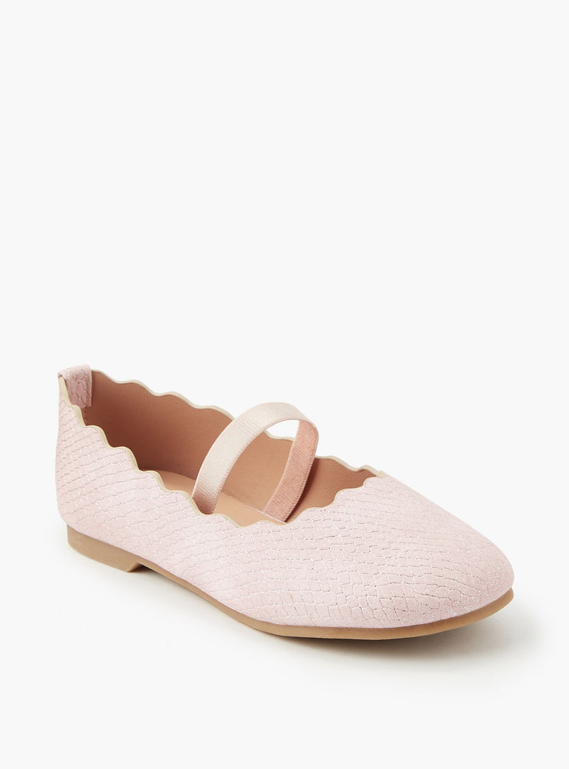 Juniors Girls' Scallop Hem Ballerina Shoes-girls-shoes-ballerinas-image-3
