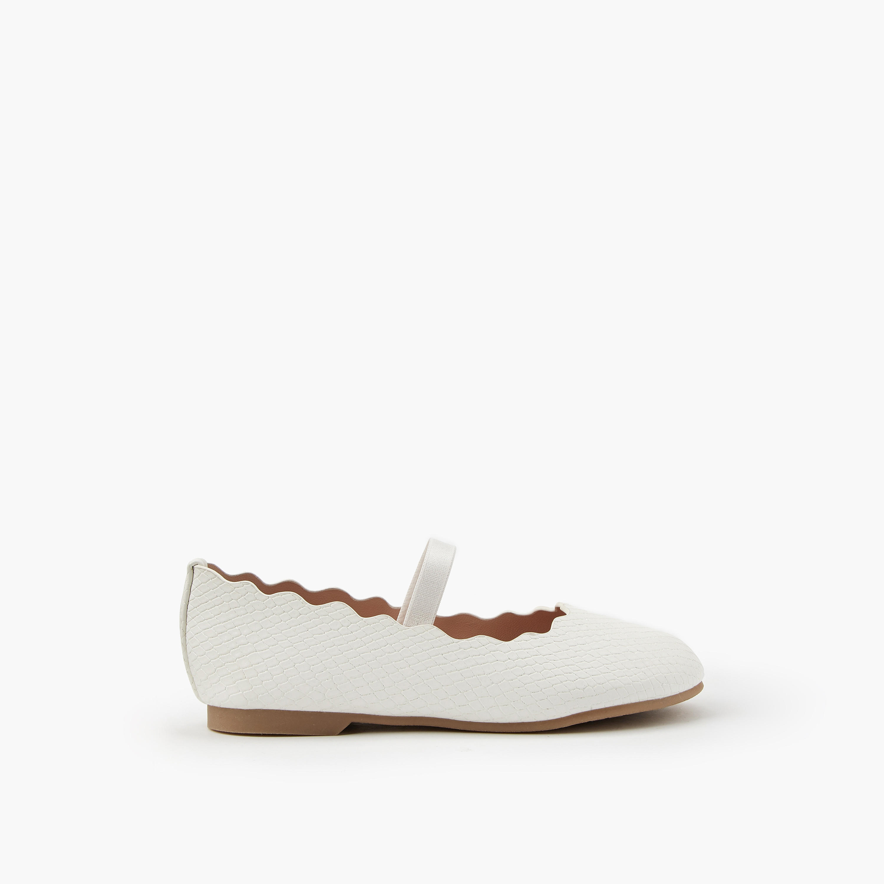 Juniors Girls' Scallop Hem Ballerina Shoes-girls-shoes-ballerinas-image-2