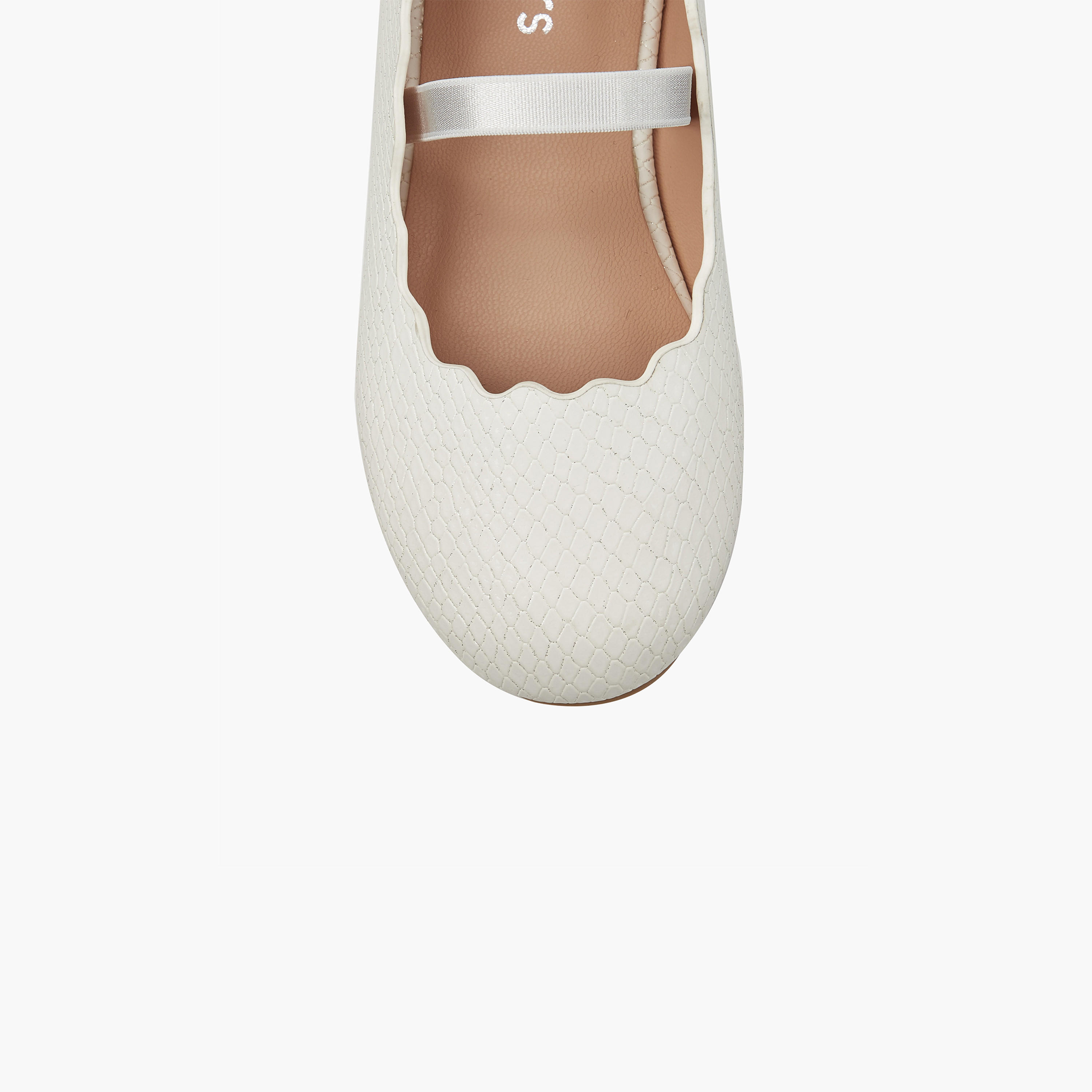 Juniors Girls' Scallop Hem Ballerina Shoes-girls-shoes-ballerinas-image-4