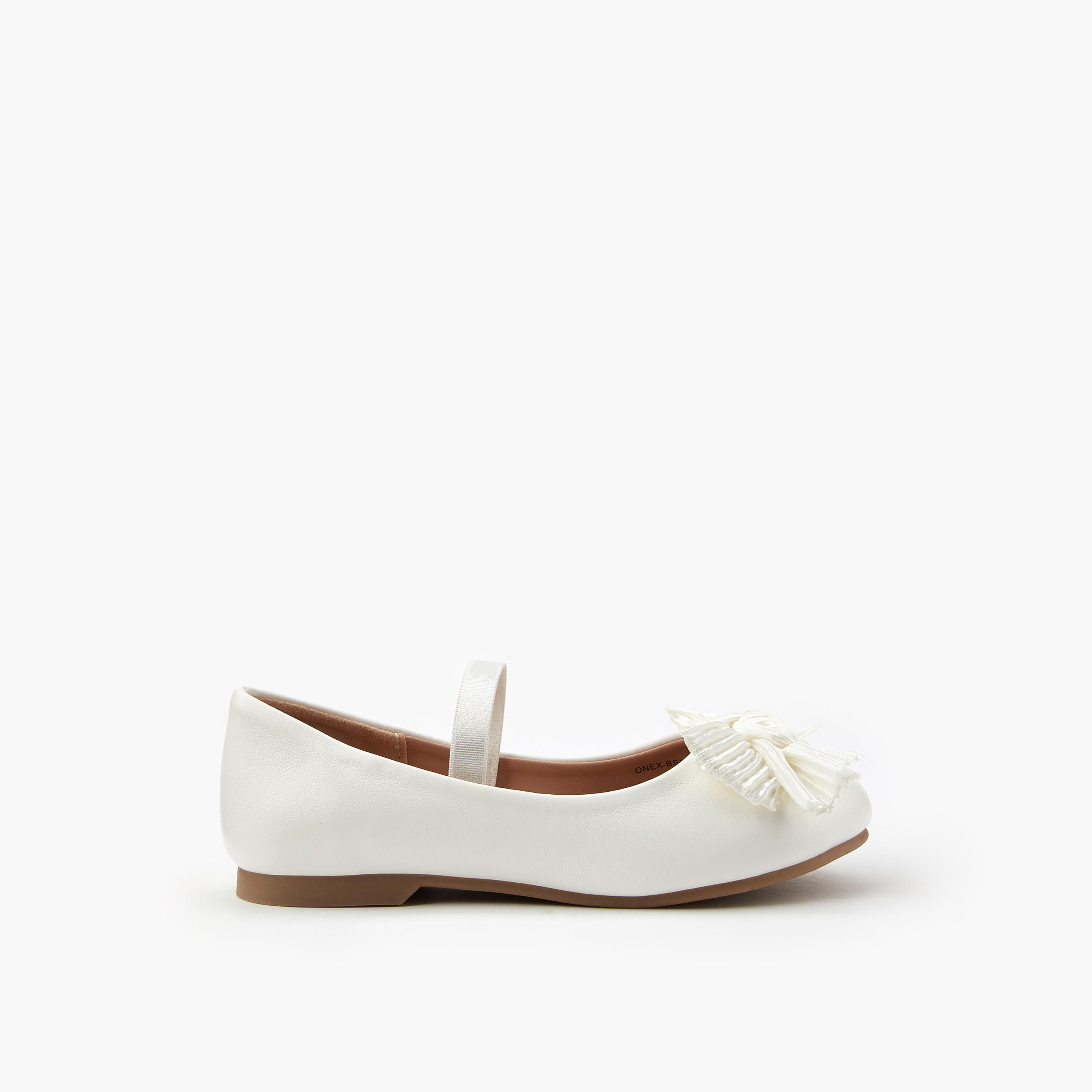 Juniors Girls' Bow Accent Ballerina Shoes-girls-shoes-ballerinas-image-2