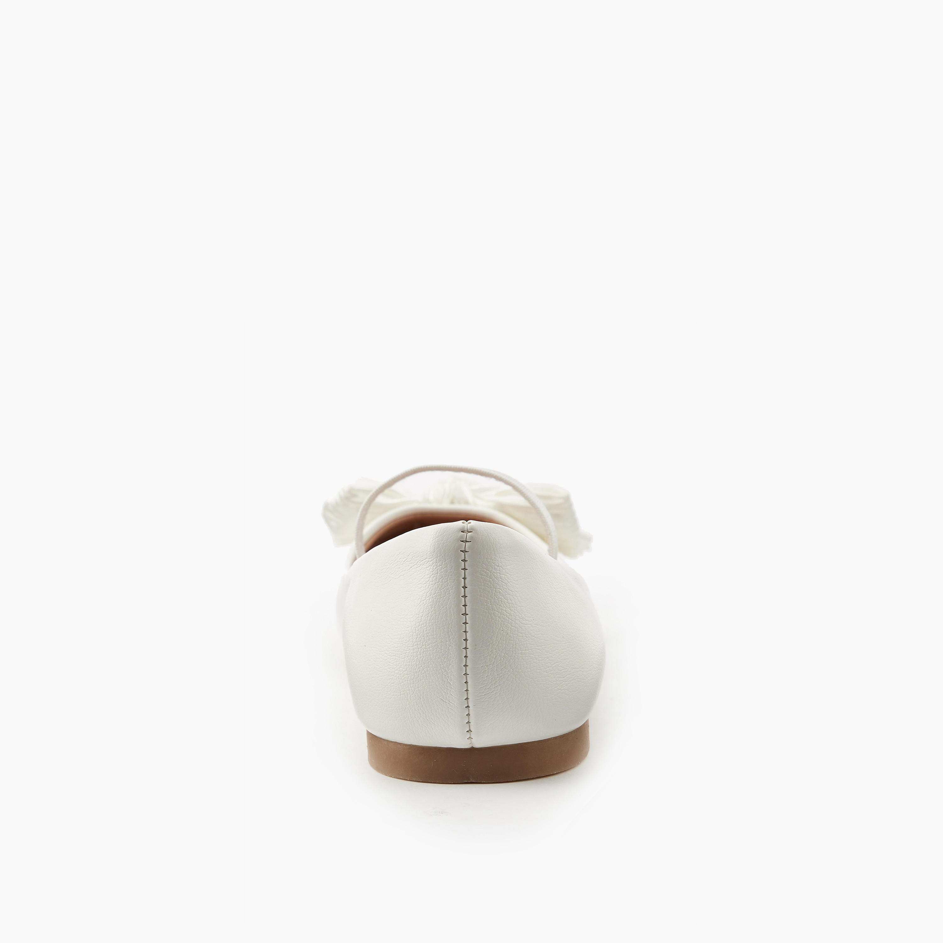 Juniors Girls' Bow Accent Ballerina Shoes-girls-shoes-ballerinas-image-5