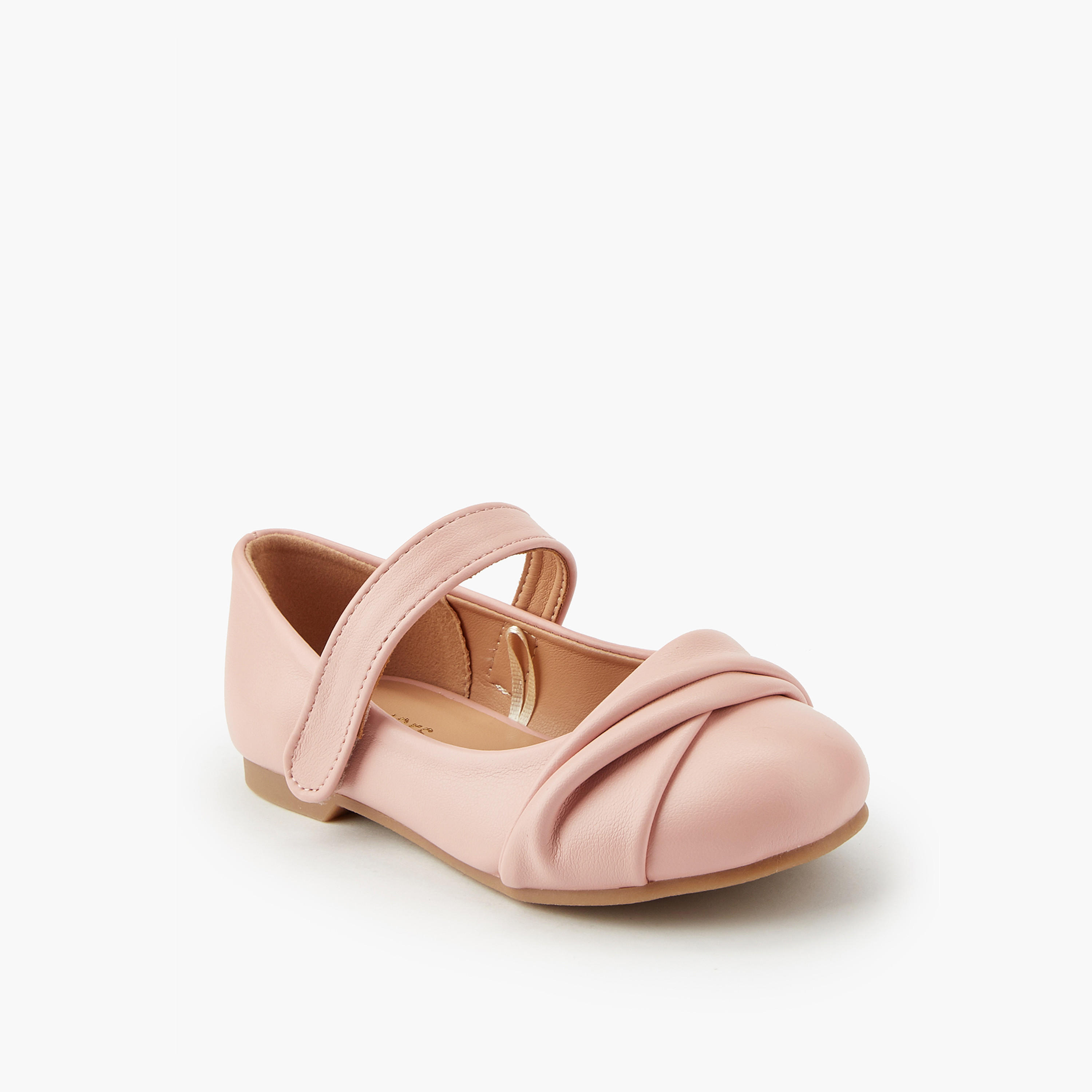 حذاء باليرينا بتفاصيل عقدة للبنات من جونيورز-girls-shoes-ballerinas-image-3