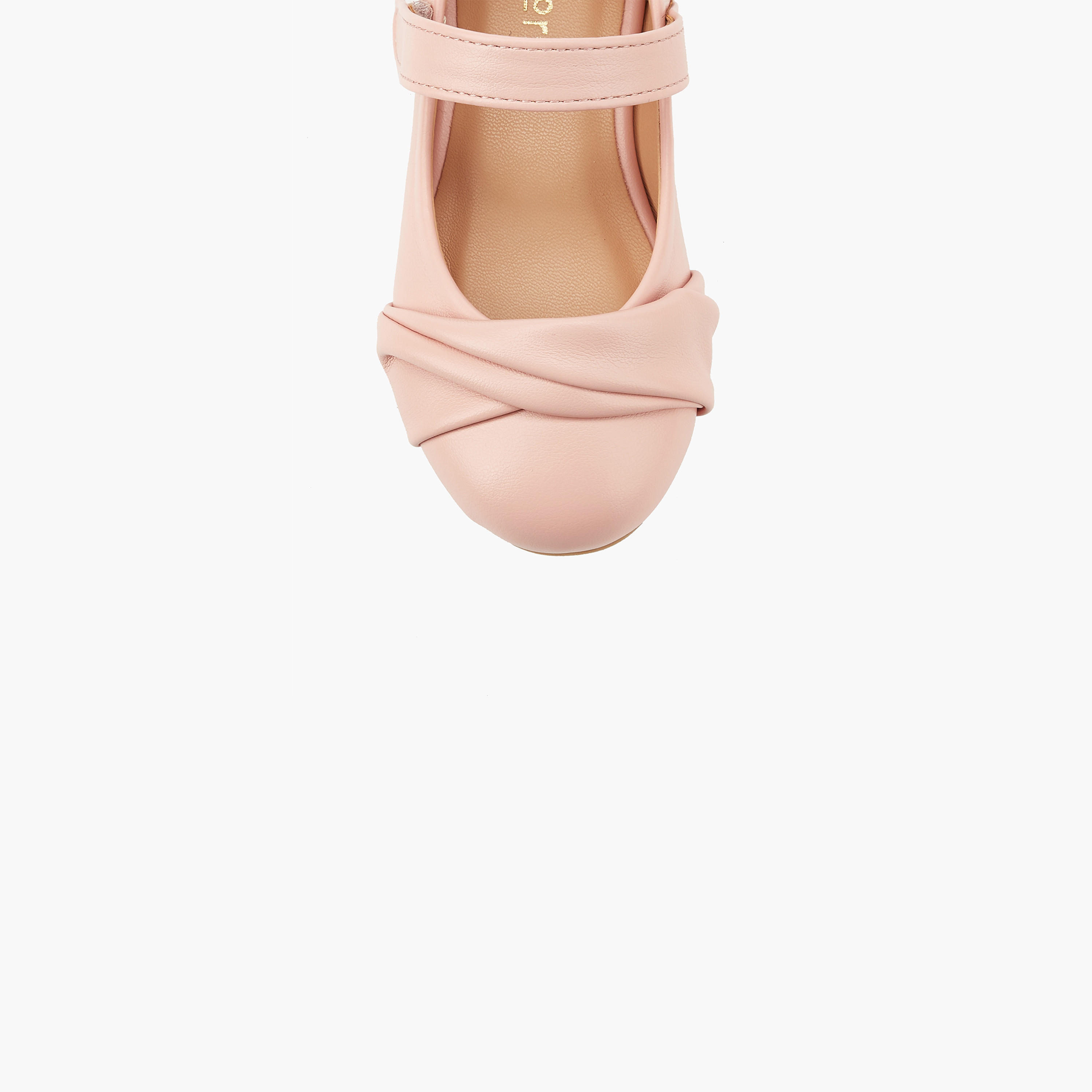 حذاء باليرينا بتفاصيل عقدة للبنات من جونيورز-girls-shoes-ballerinas-image-4