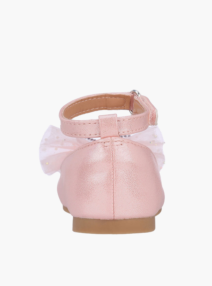 Juniors Girls Hook & Loop Ballerina Shoes-girls-shoes-ballerinas-image-5