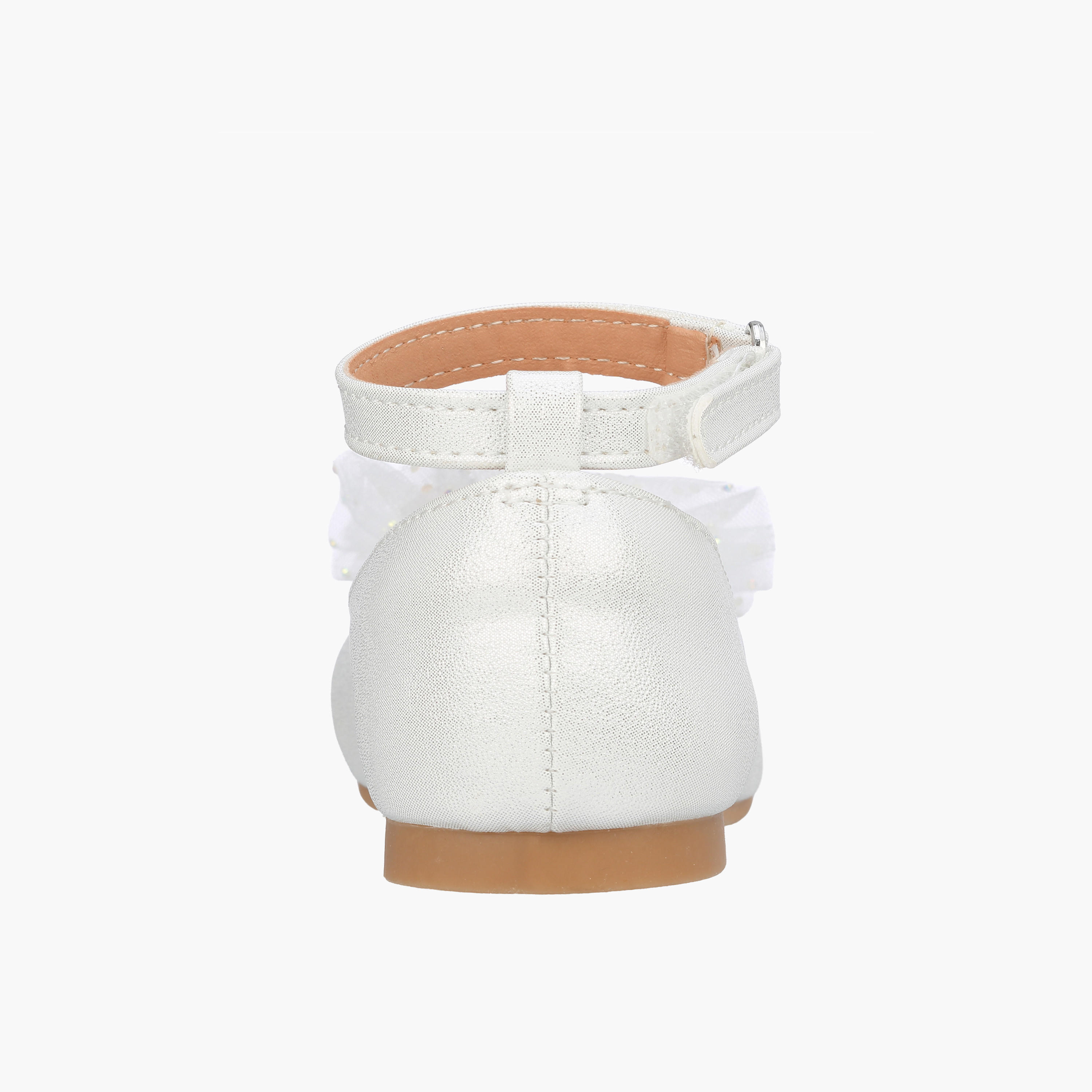 Juniors Girls Hook & Loop Ballerina Shoes-girls-shoes-ballerinas-image-5
