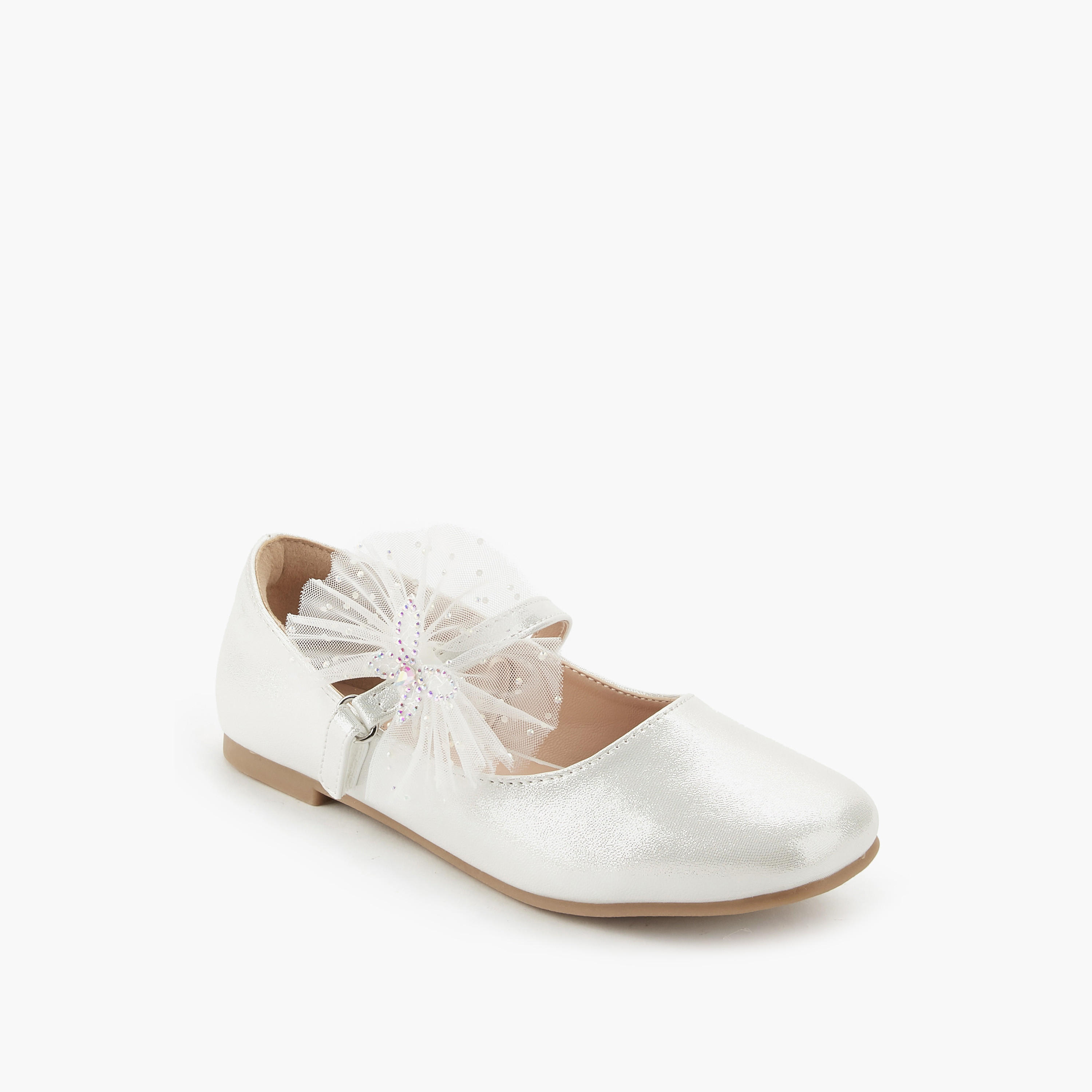 Celeste Girls Butterfly Embellished Ballerina Shoes-girls-shoes-maryjanes-image-3