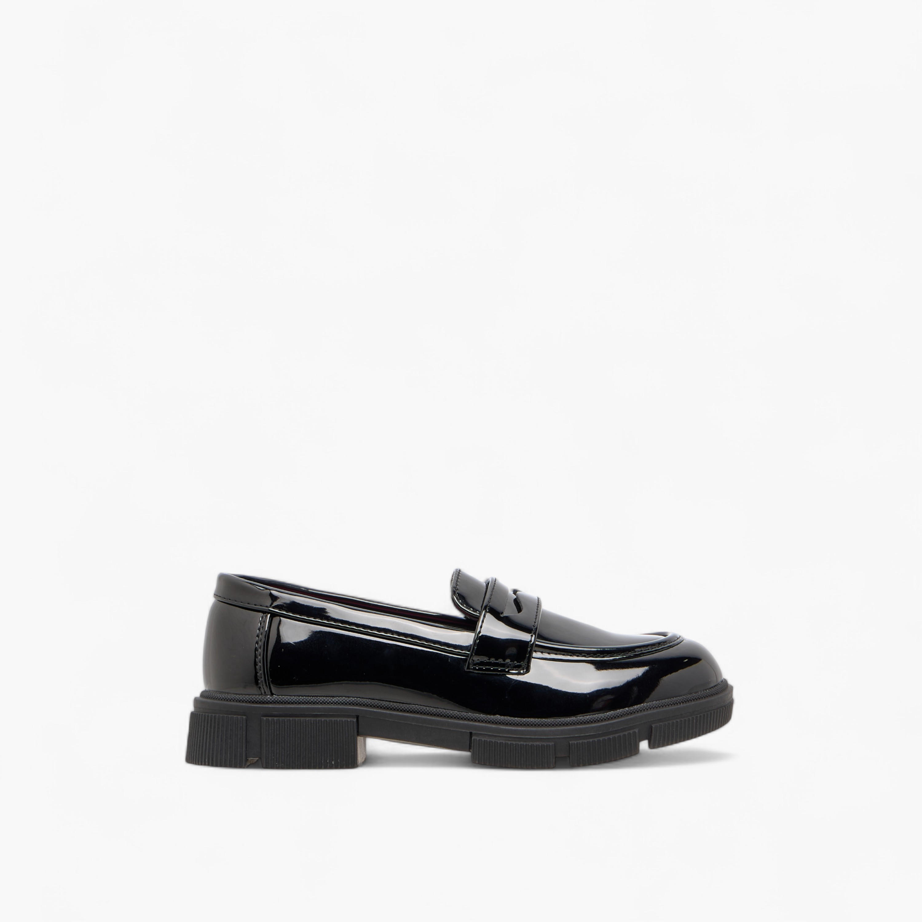 Juniors Solid Slip-On School Shoes-girls-shoes-schoolshoes-image-3
