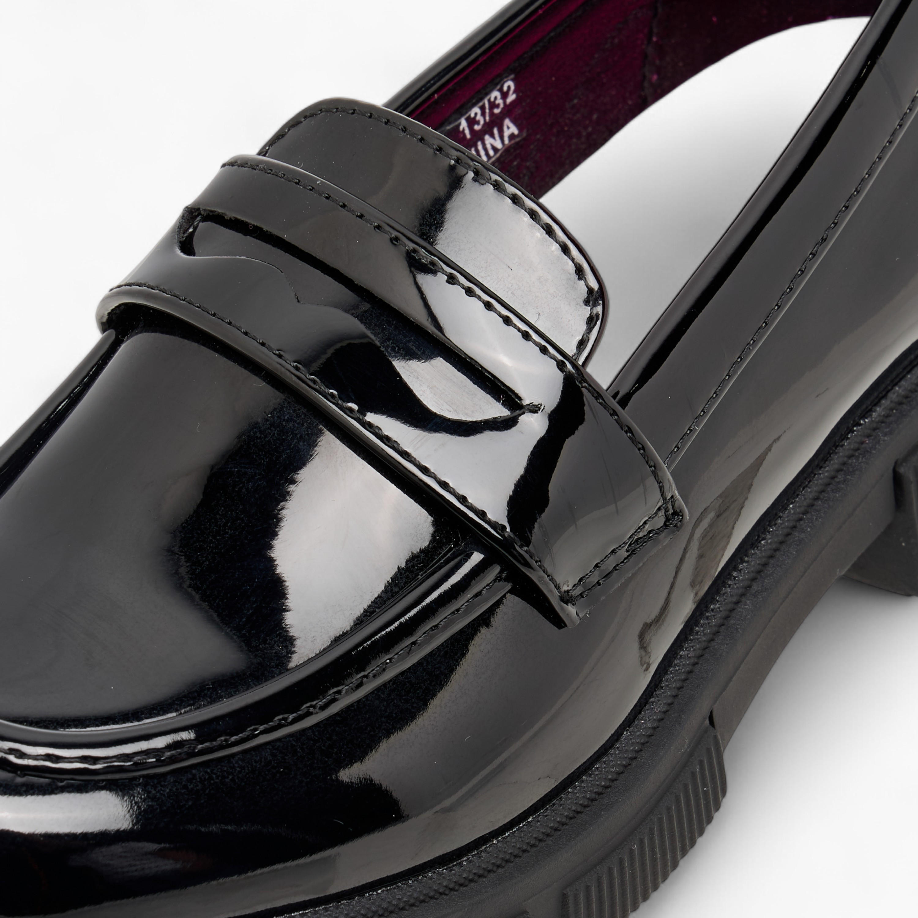 Juniors Solid Slip-On School Shoes-girls-shoes-schoolshoes-image-4