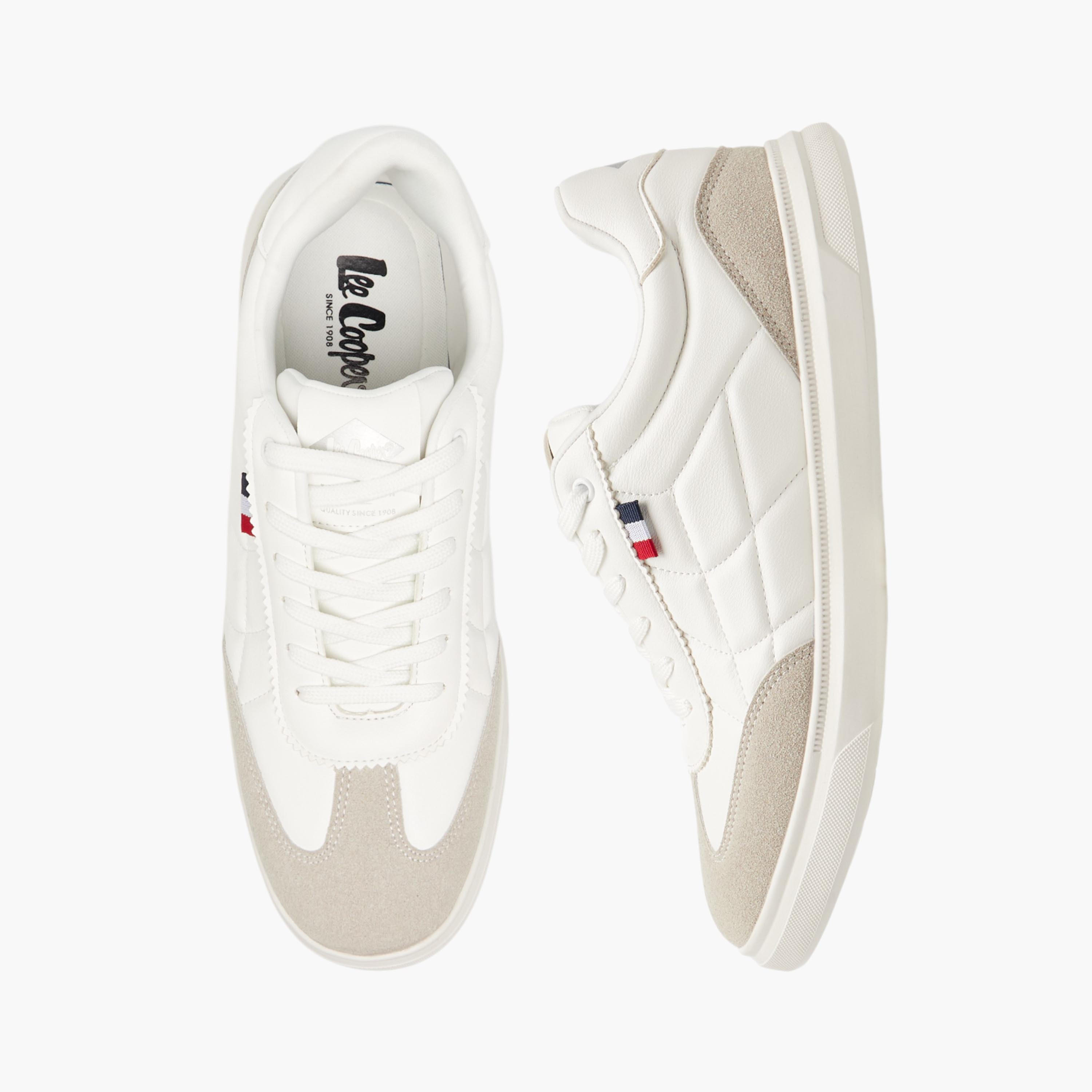 Lee Cooper Men's Panelled Lace-Up Sneakers-men-shoes-sneakers-image-1