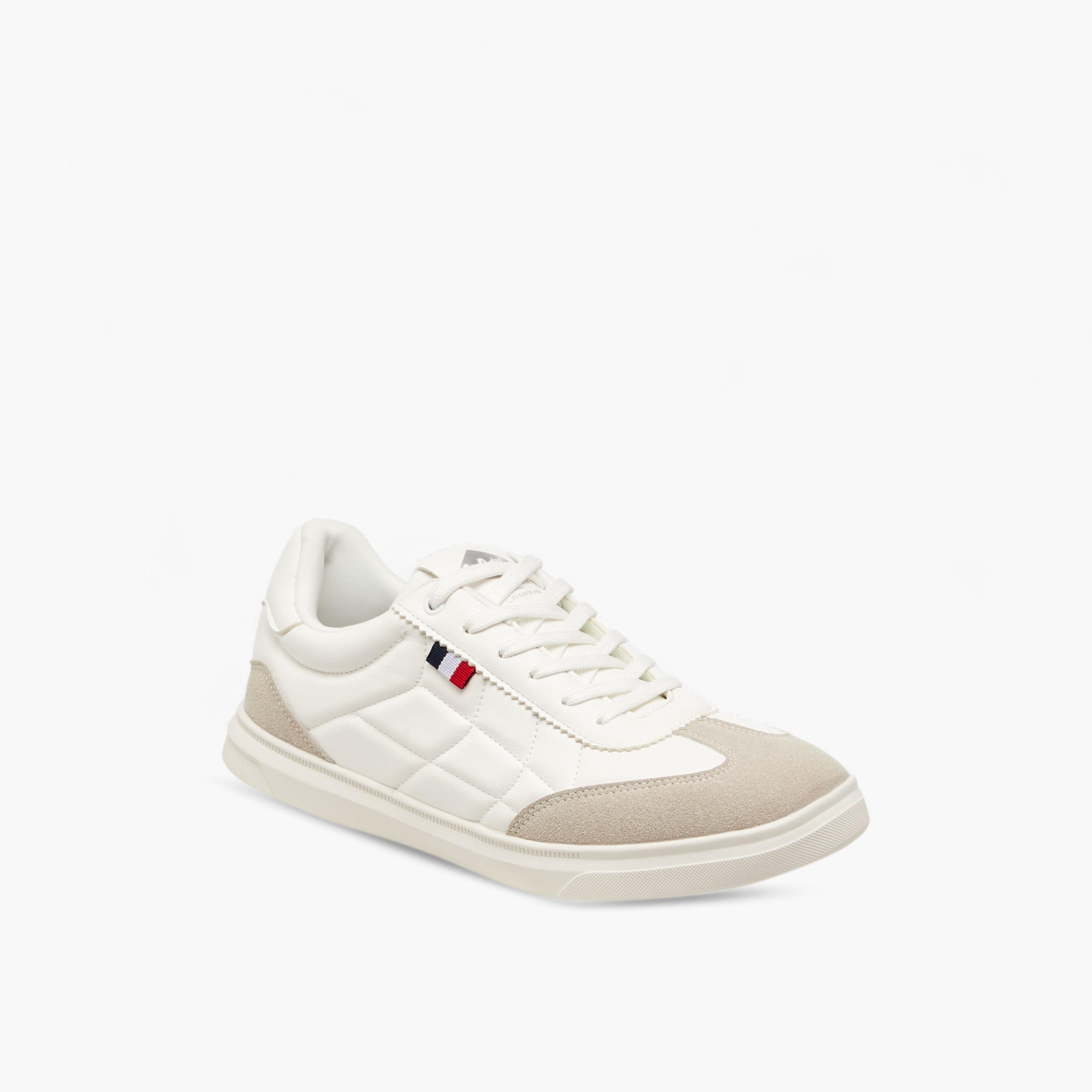 Lee Cooper Men's Panelled Lace-Up Sneakers-men-shoes-sneakers-image-2