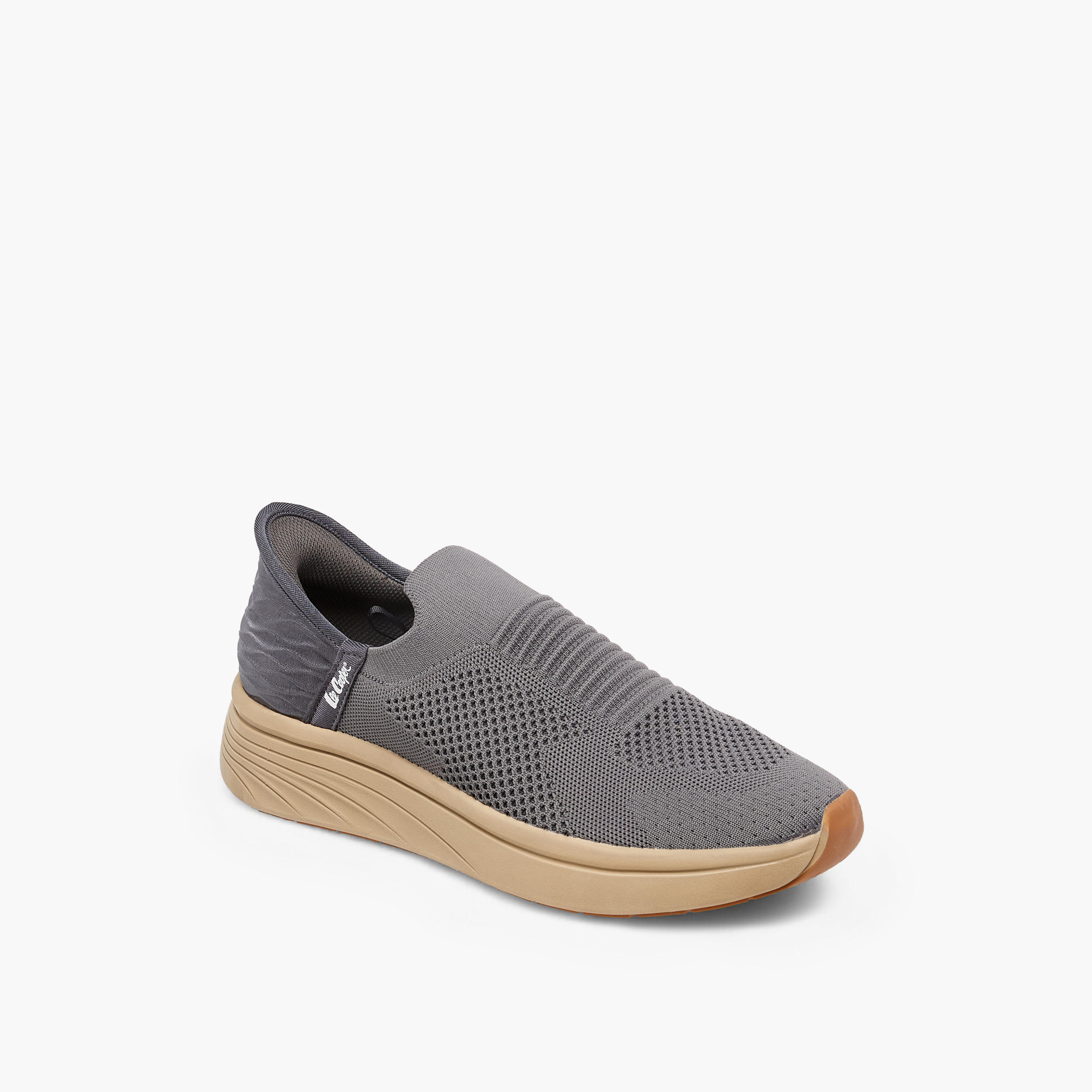 Lee Cooper Men's Textured Slip-On Sneakers-men-shoes-sneakers-image-2