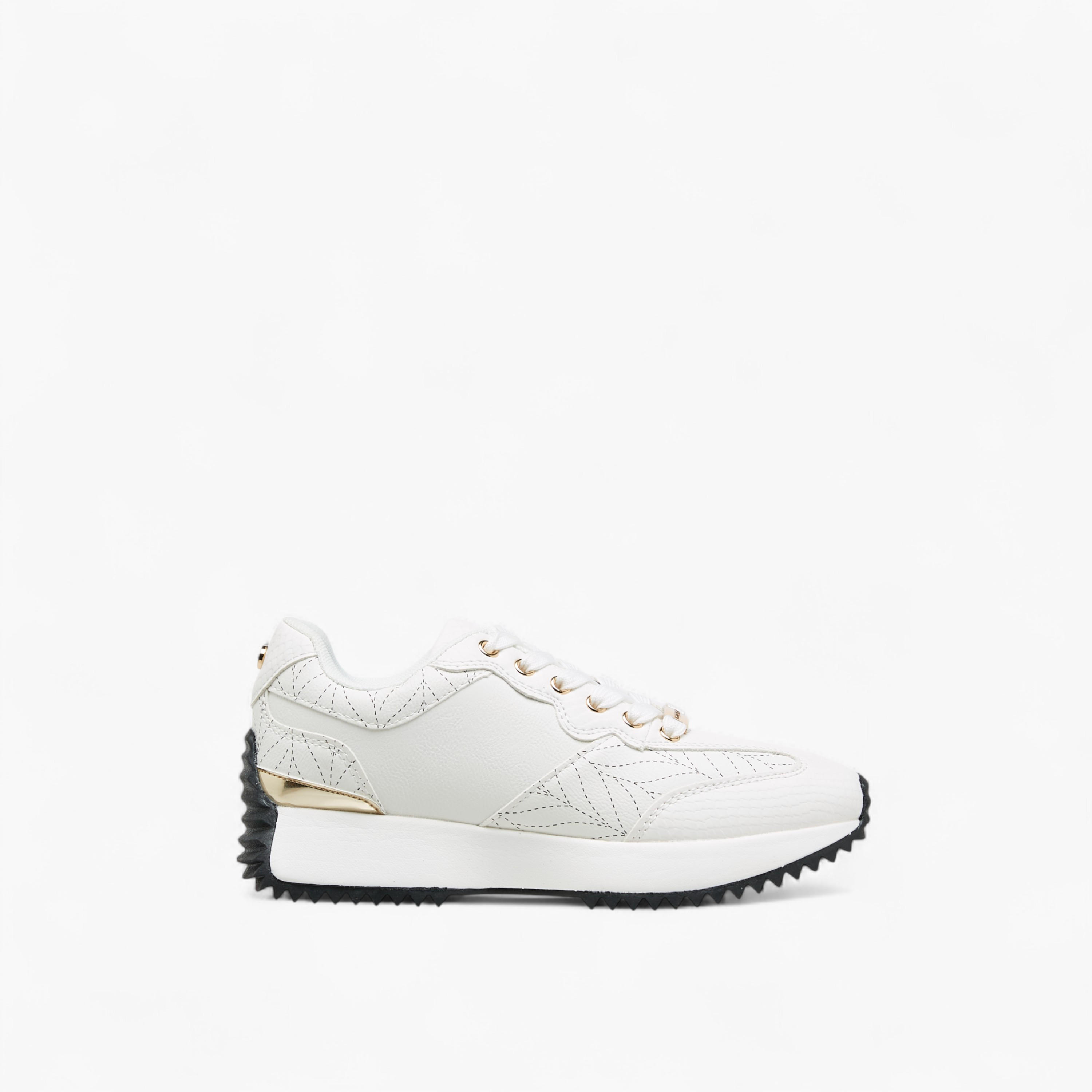 Elle Women's Panelled Lace-Up Sneakers-women-shoes-sneakers-image-3