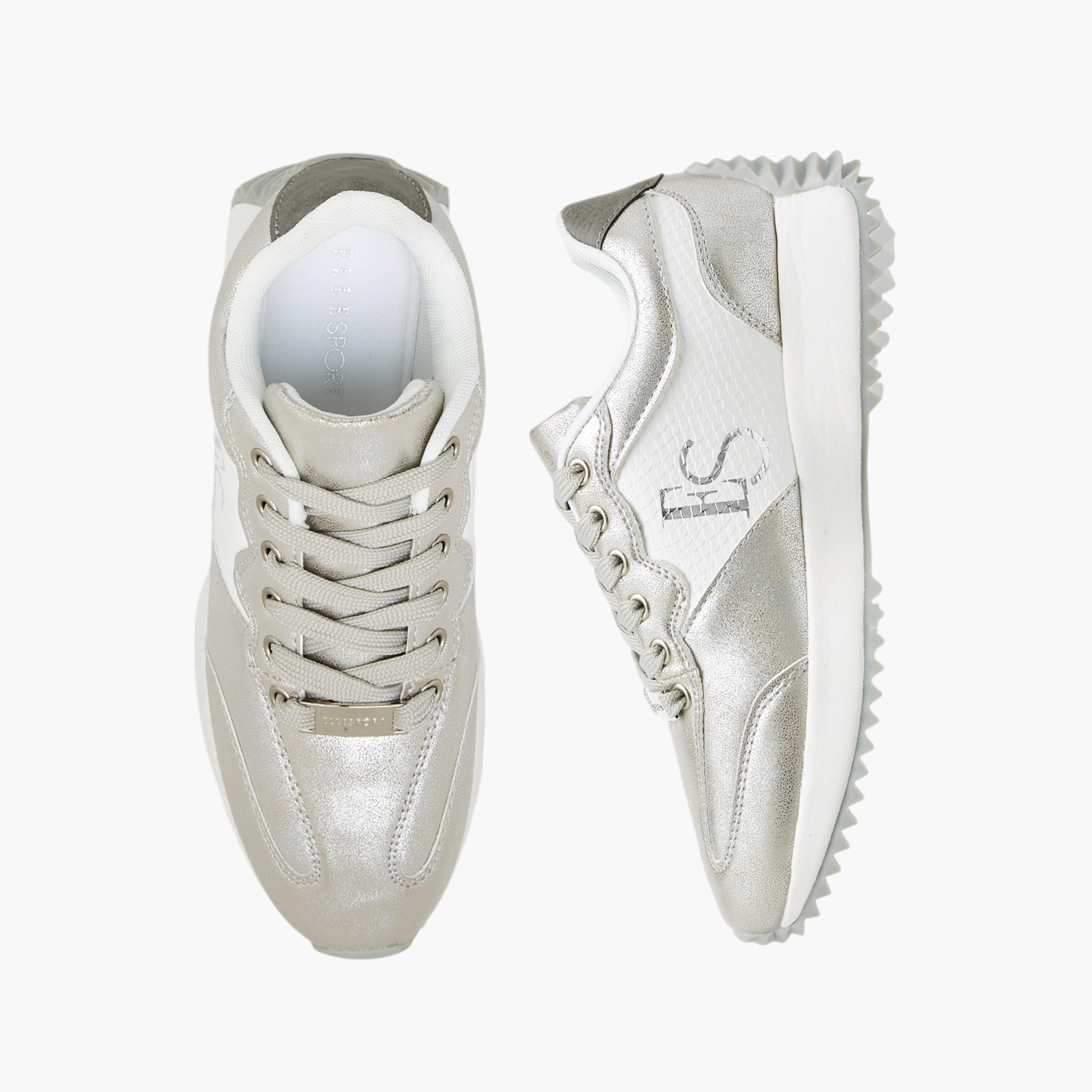 Elle Women's Panelled Lace-Up Sneakers-women-shoes-sneakers-image-1