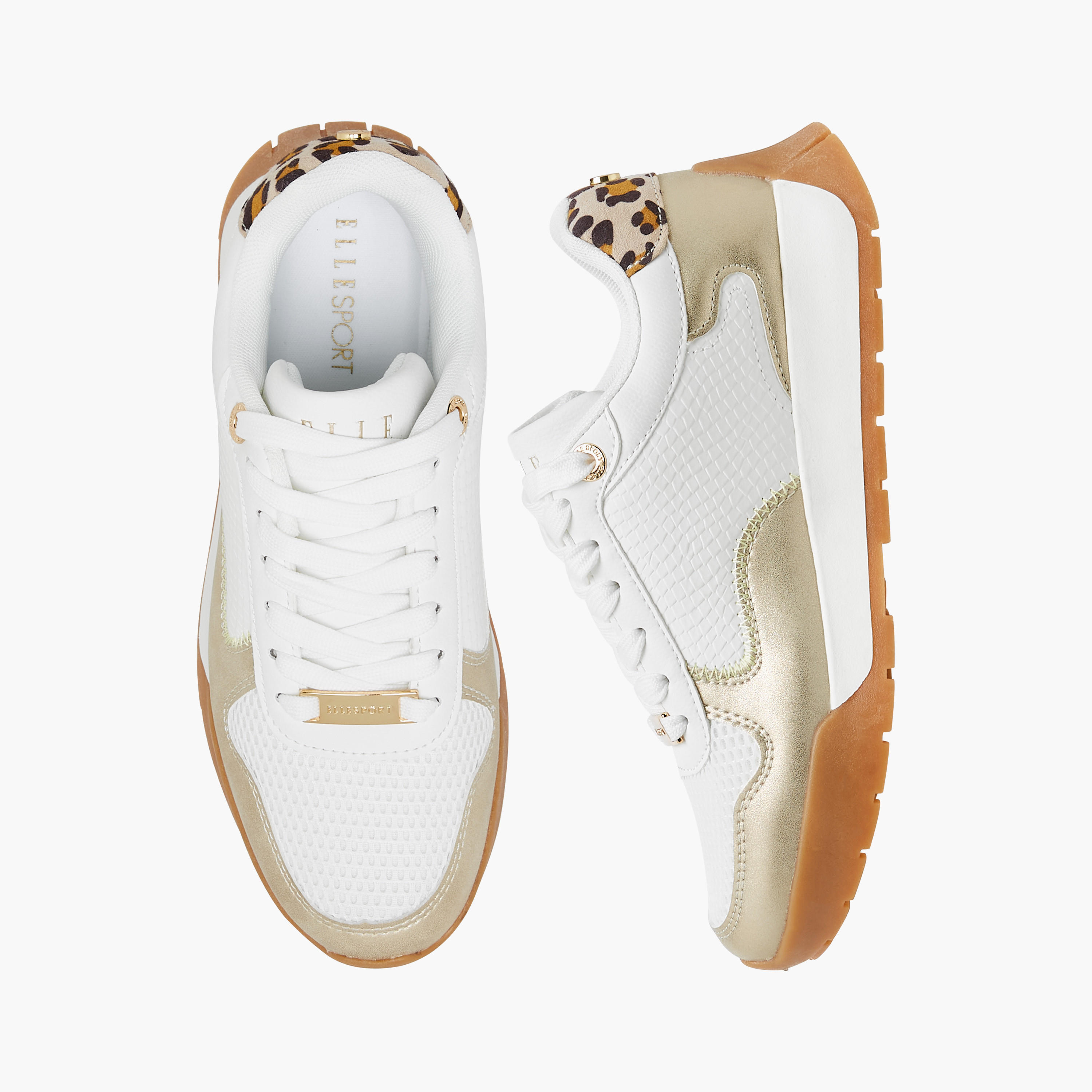 Elle Women's Panelled Lace-Up Sneakers-women-shoes-sneakers-image-1