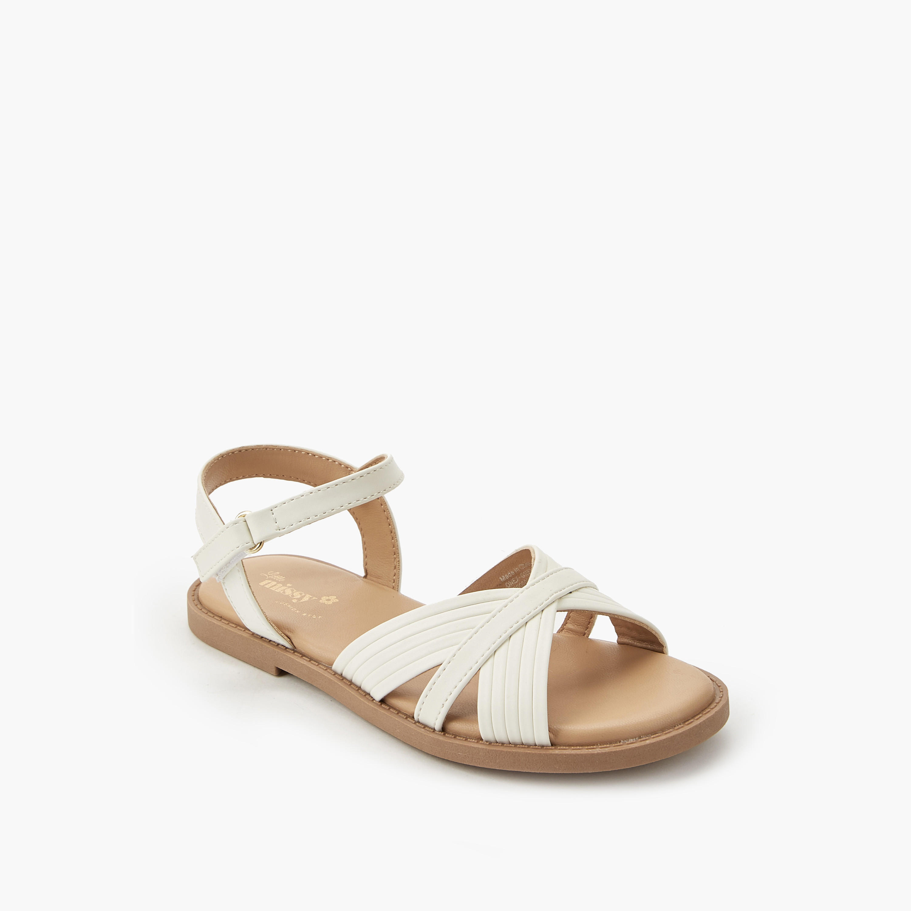 Little Missy Girls Criss-Cross Sandals-girls-shoes-sandals-image-3