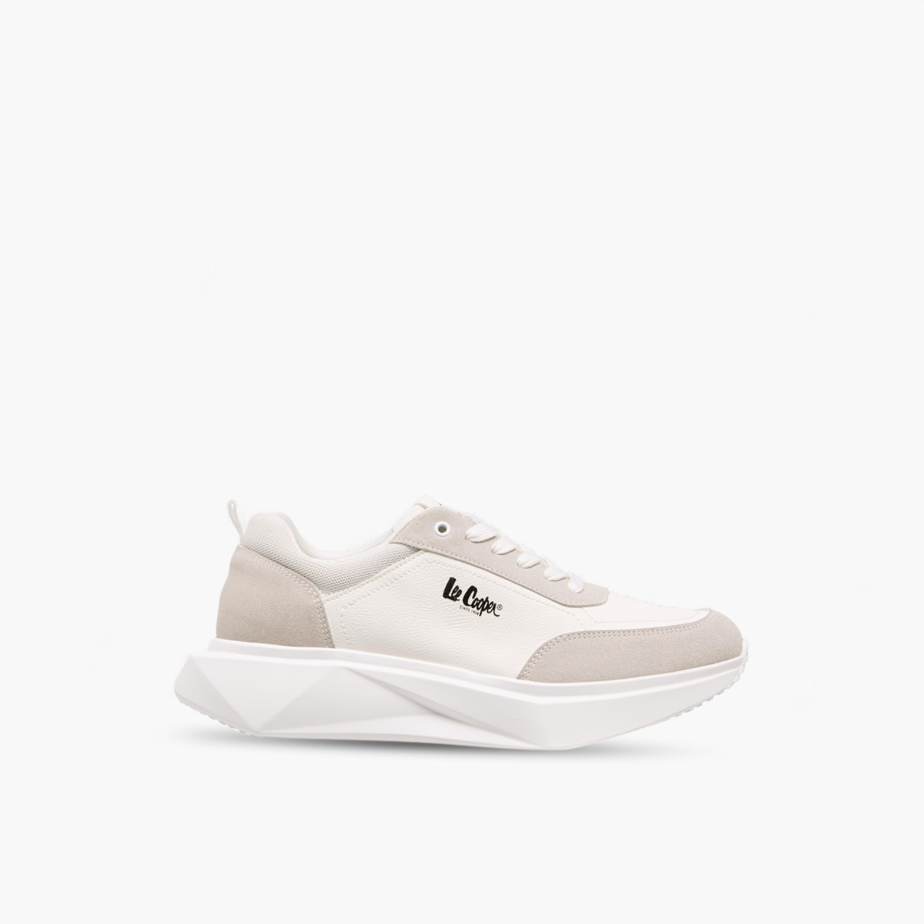 Lee Cooper Men's Panelled Lace-Up Sneakers with Pull Tabs-men-shoes-sneakers-image-3