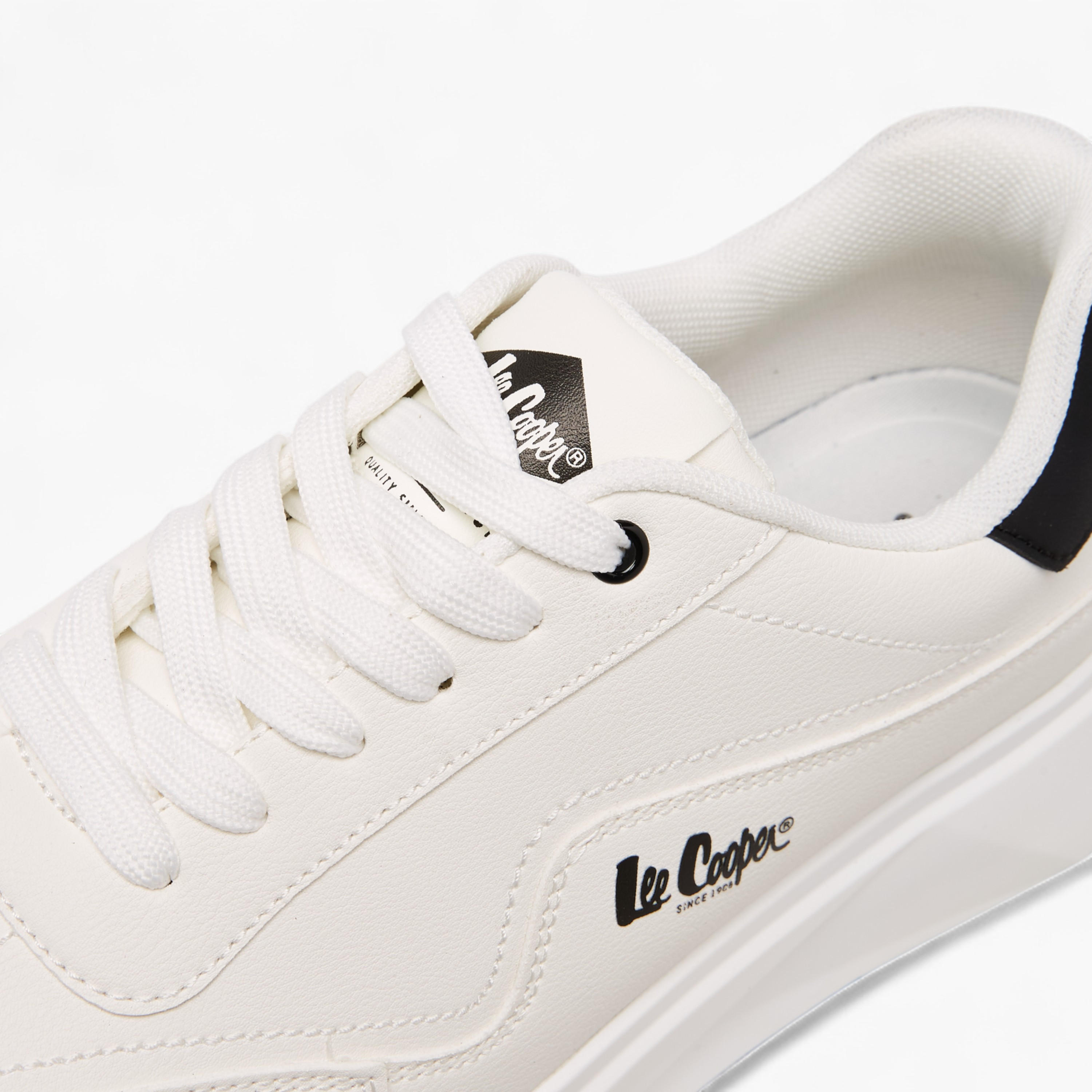 Lee Cooper Men's Solid Lace-Up Sneakers-men-shoes-sneakers-image-4