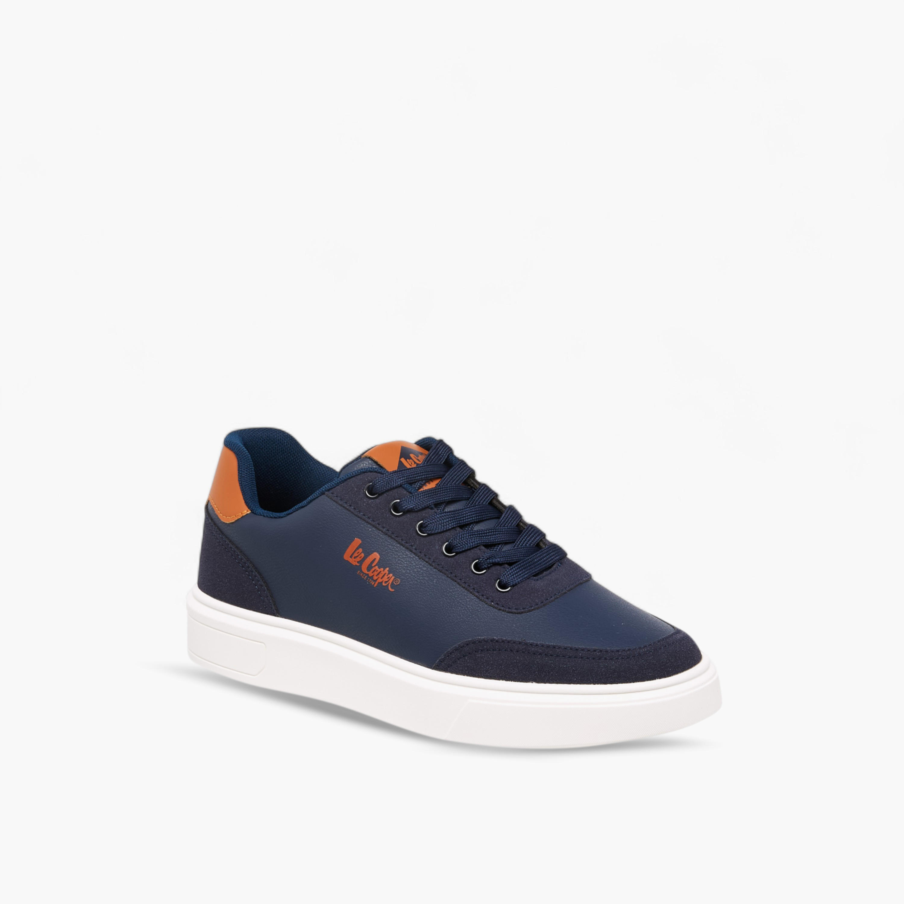 حذاء سنيكرز سادة برباط للرجال من لي كوبر-men-shoes-sneakers-image-4