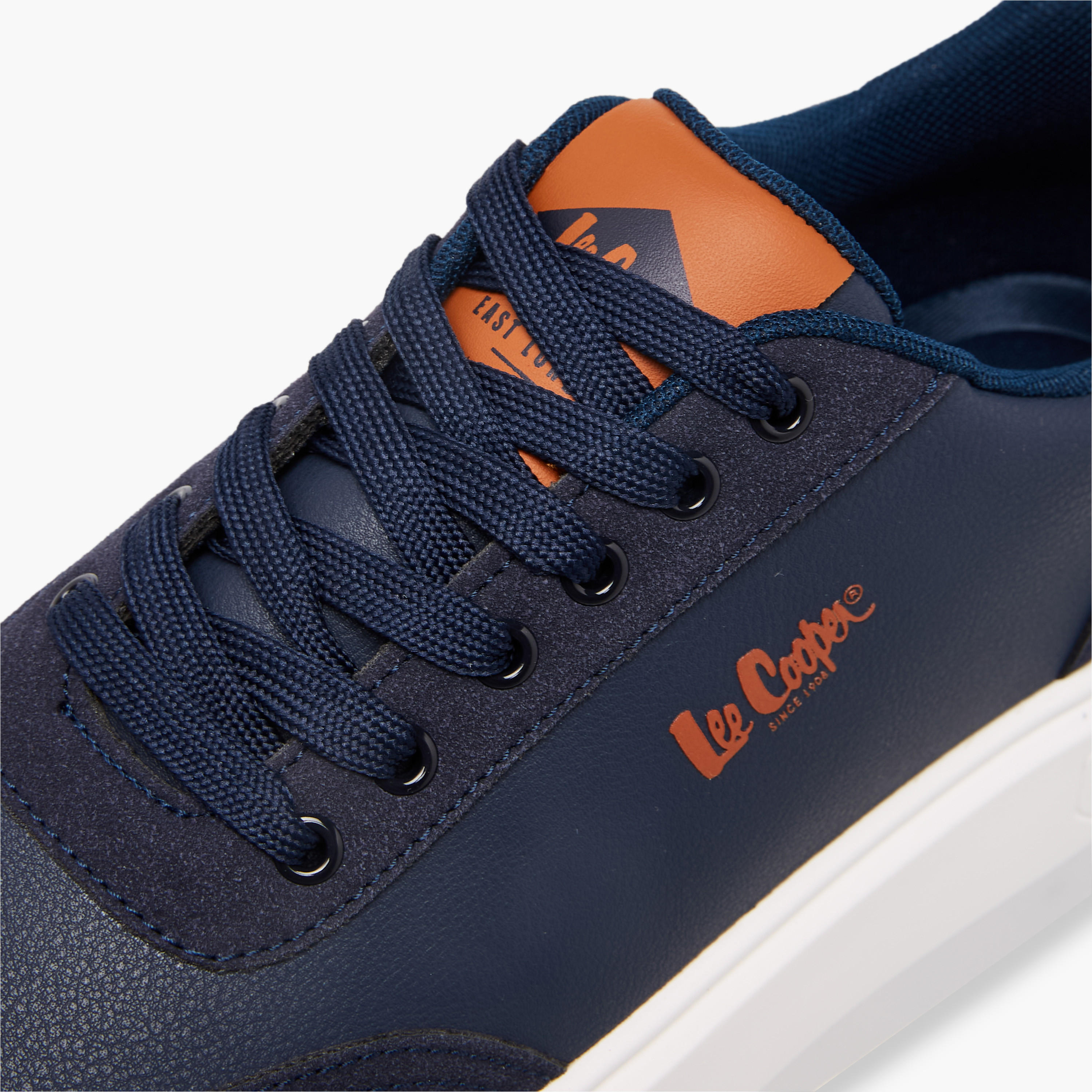حذاء سنيكرز سادة برباط للرجال من لي كوبر-men-shoes-sneakers-image-2