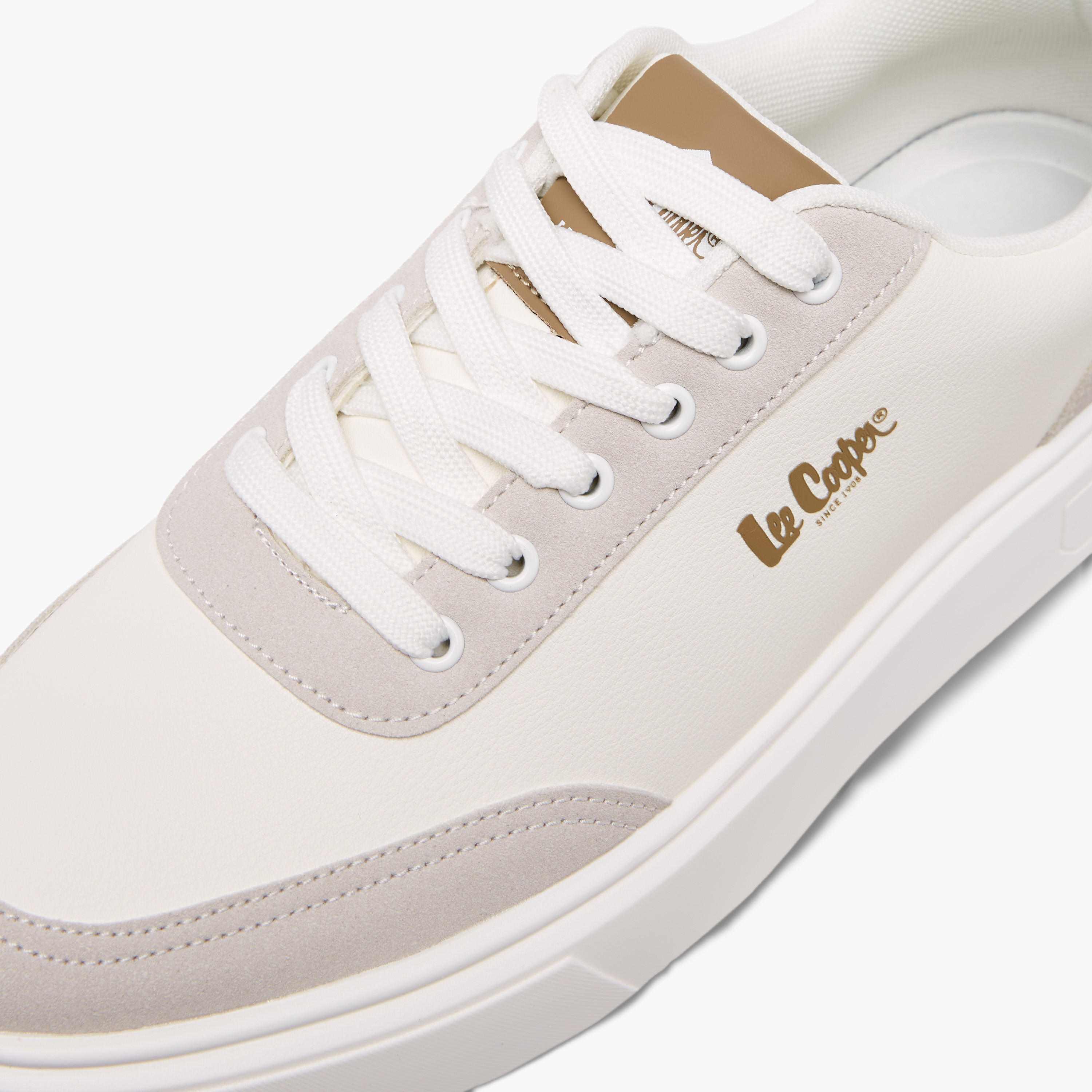 Lee Cooper Men's Solid Lace-Up Sneakers-men-shoes-sneakers-image-4