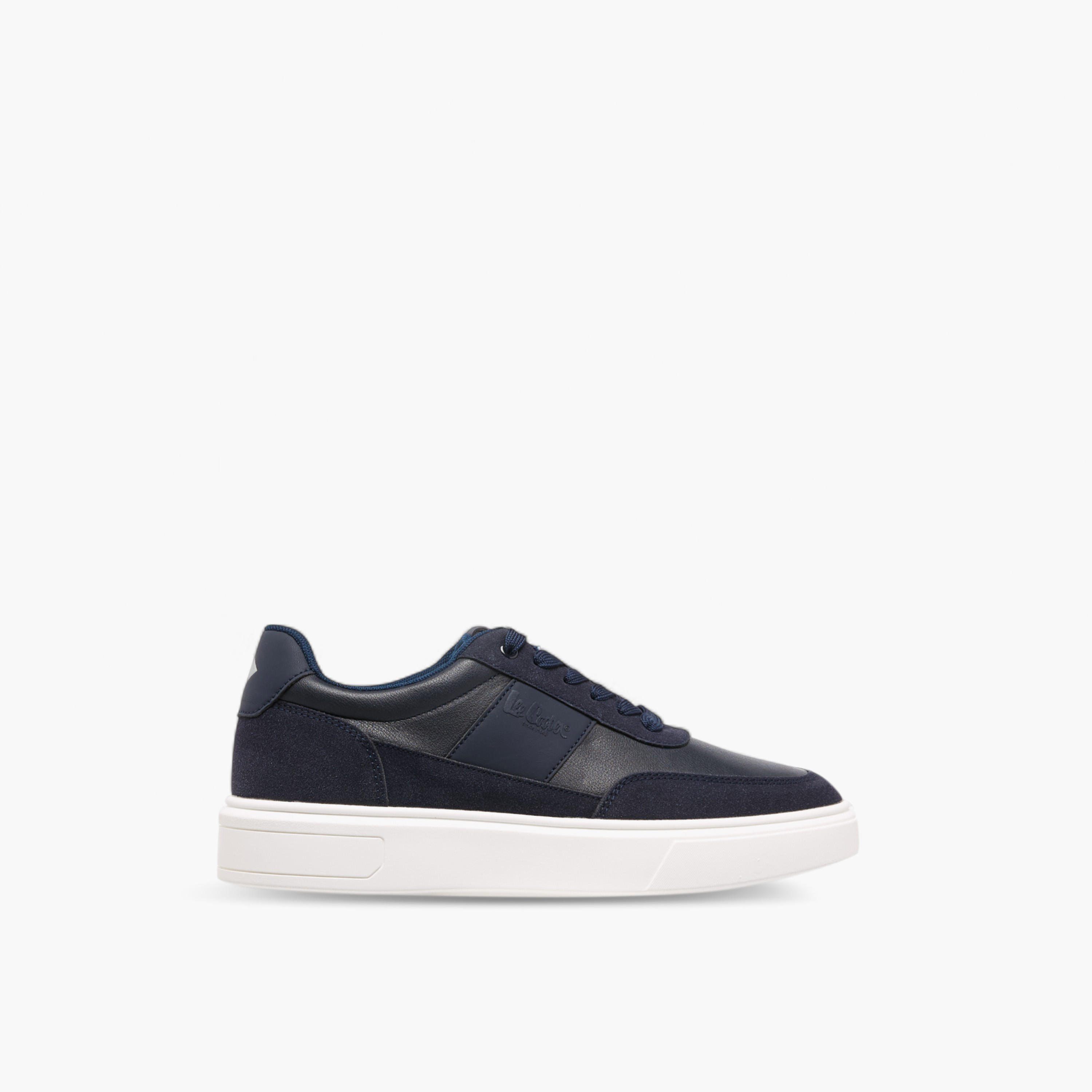 Lee Cooper Men's Solid Lace-Up Sneakers-men-shoes-sneakers-image-3