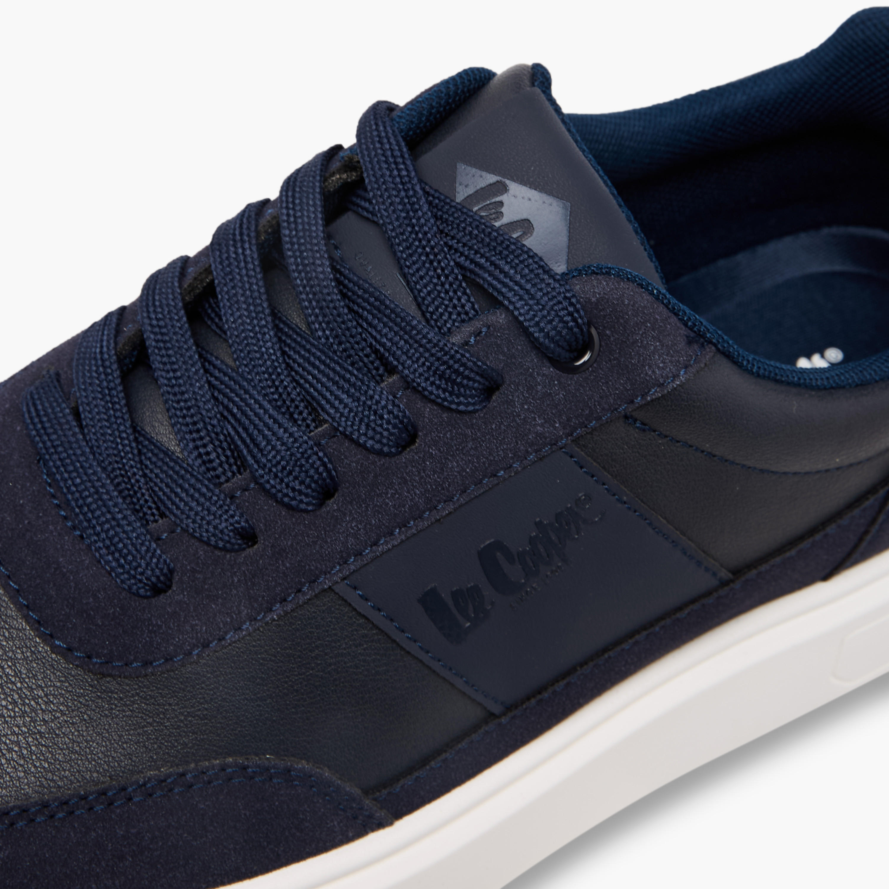 Lee Cooper Men's Solid Lace-Up Sneakers-men-shoes-sneakers-image-4