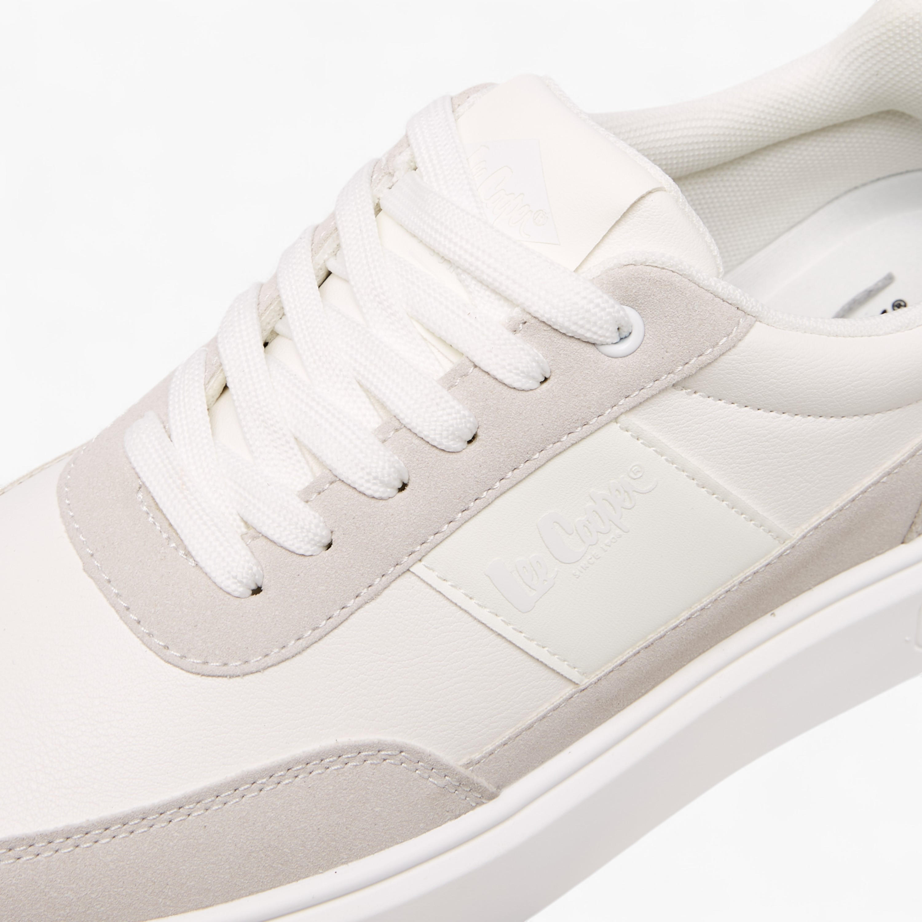 Lee Cooper Men's Solid Lace-Up Sneakers-men-shoes-sneakers-image-4