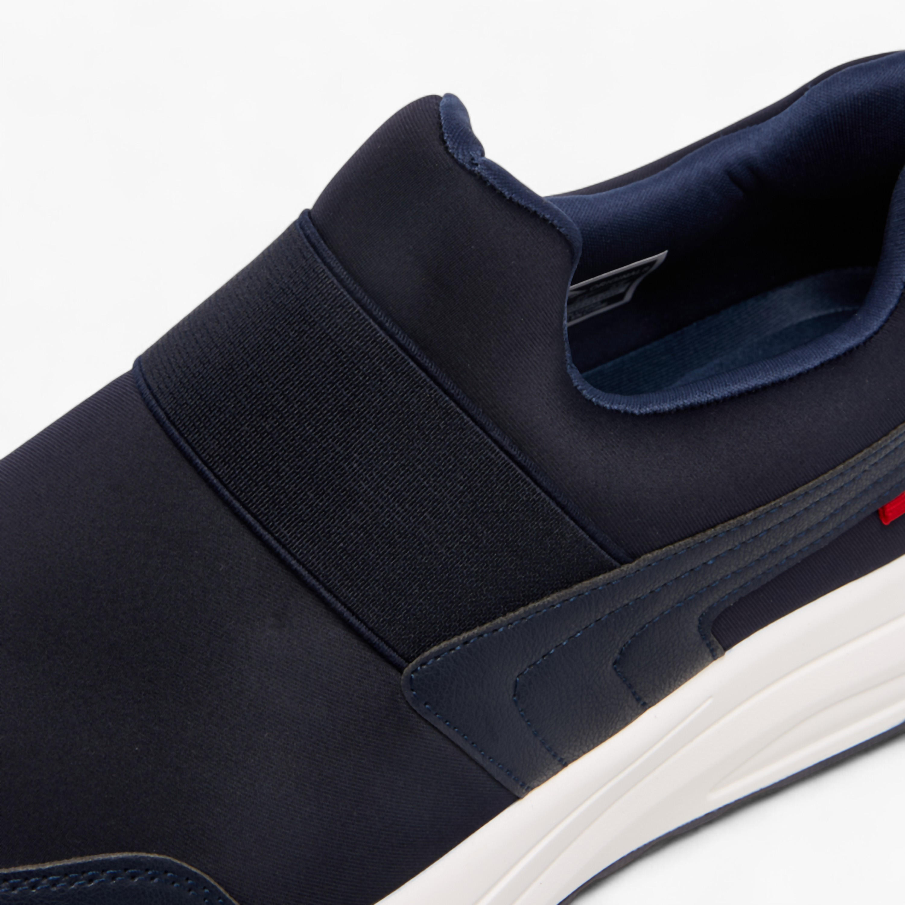 Lee Cooper Men's Solid Slip-On Sneakers with Pull Tabs-men-shoes-sneakers-image-4