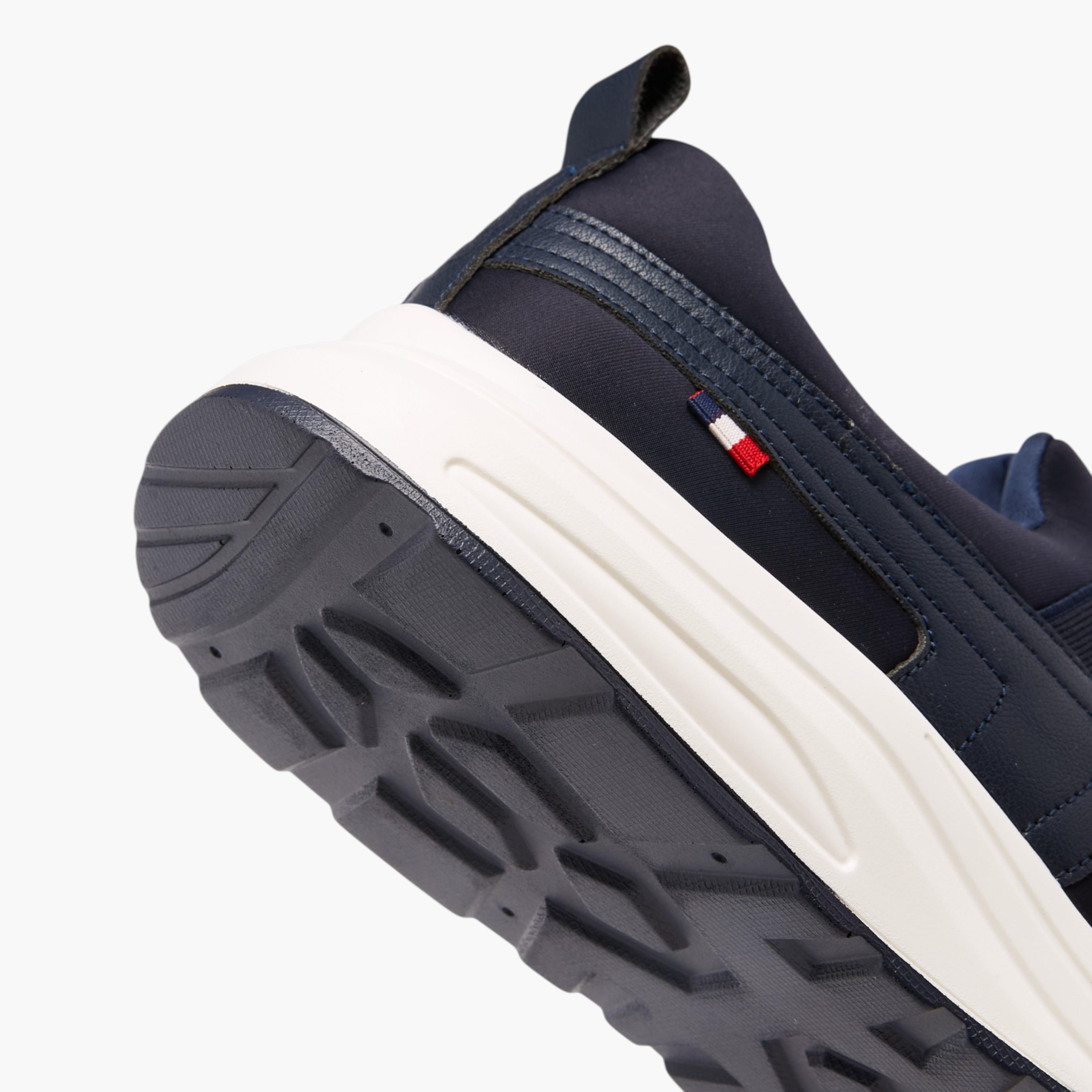 Lee Cooper Men's Solid Slip-On Sneakers with Pull Tabs-men-shoes-sneakers-image-5