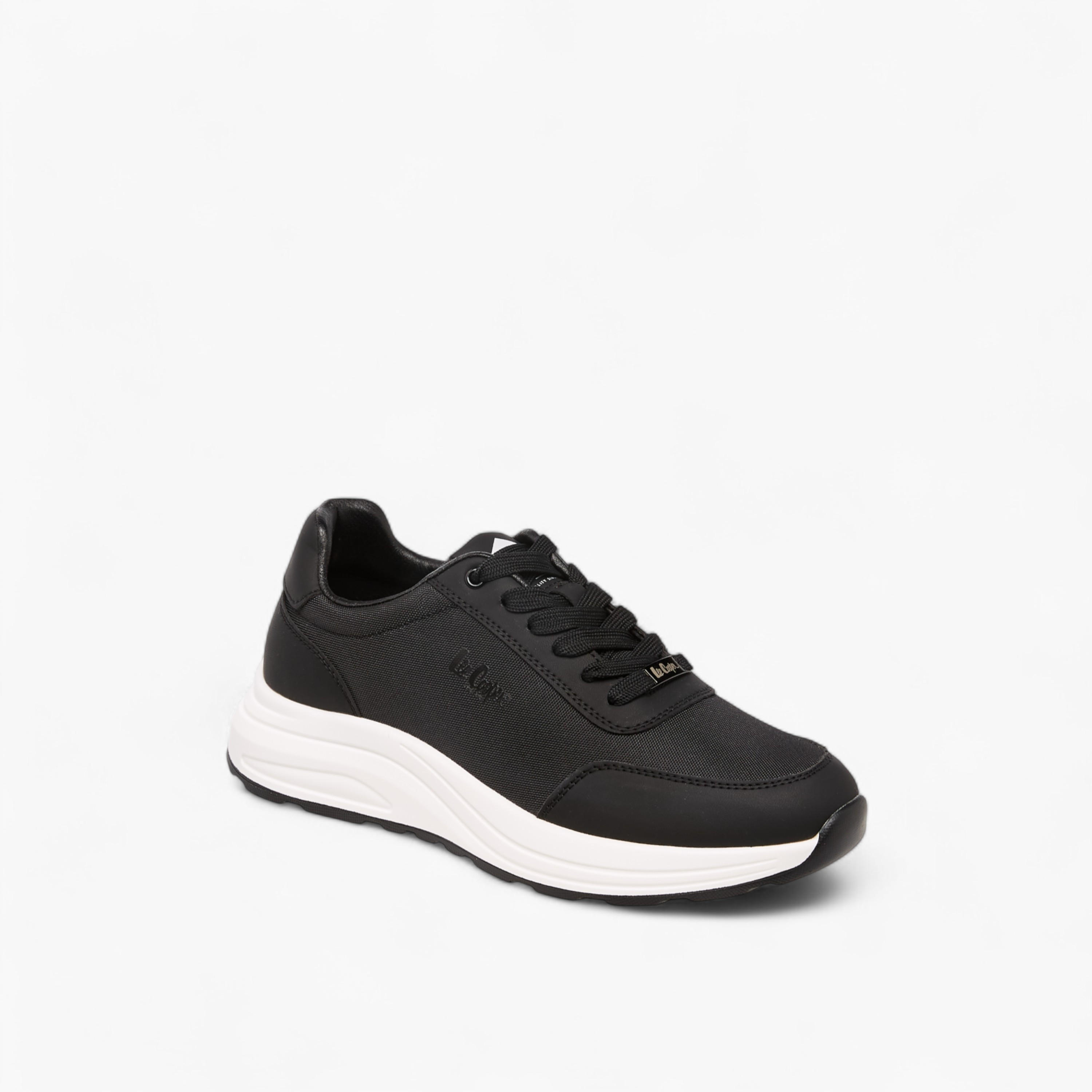 حذاء سنيكرز بطبعات مربعات ورباط إغلاق للرجال من لي كوبر-men-shoes-sneakers-image-2