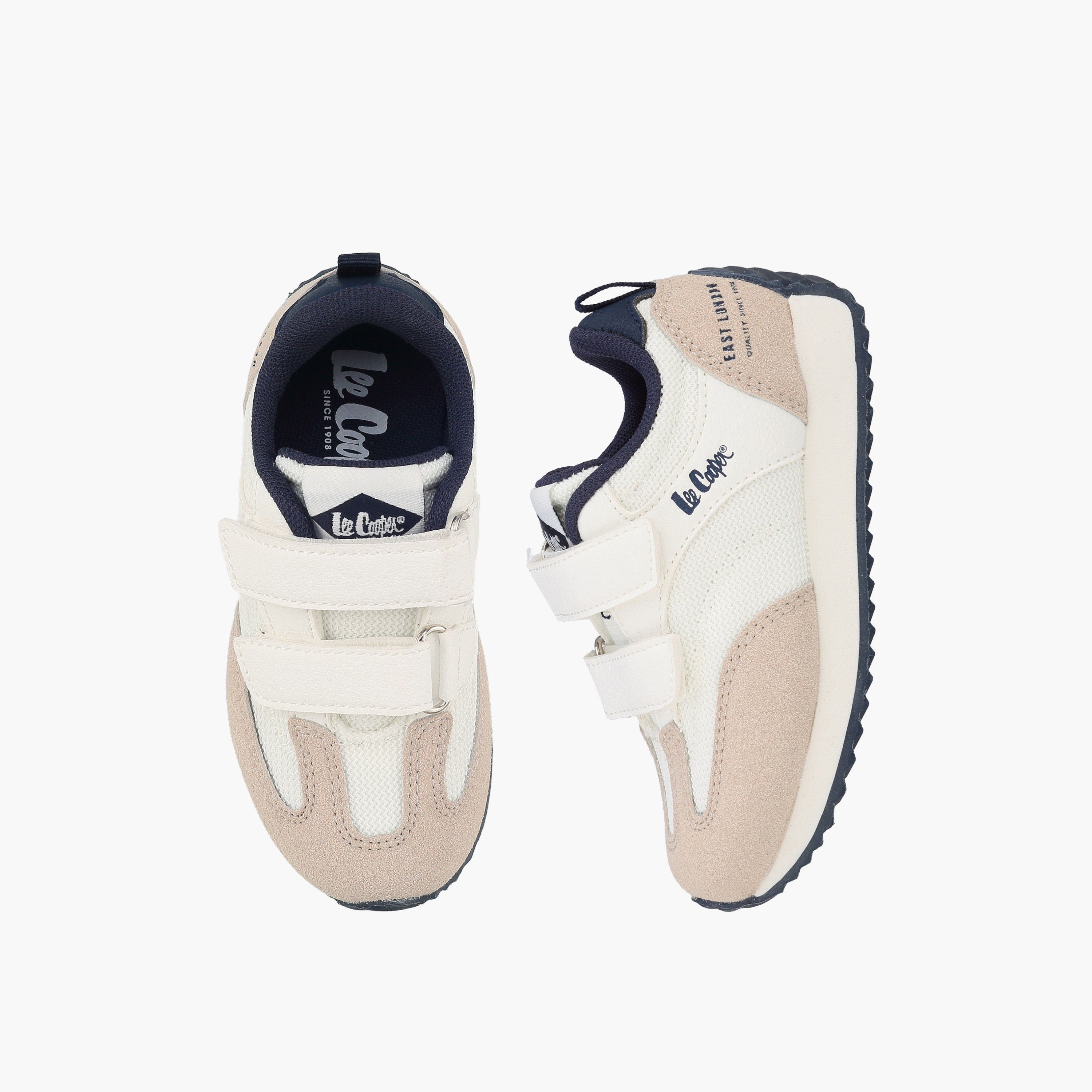 Lee Cooper Boys Colourblock Hook & Loop Sneakers-boys-shoes-sneakers-image-1