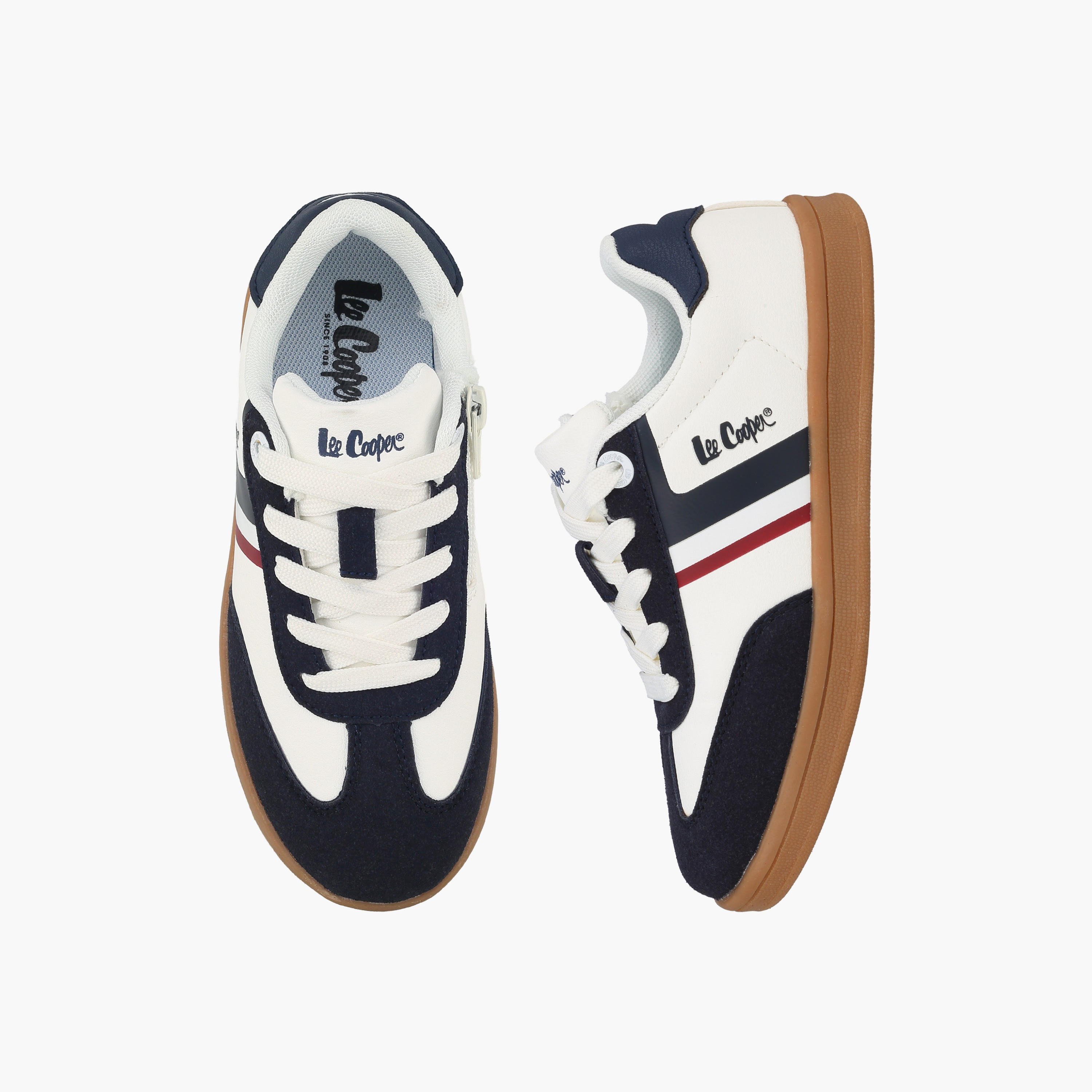 حذاء سنيكرز بقوالب ملونة ورباط إغلاق للأولاد من لي كوبر-boys-shoes-sneakers-image-1