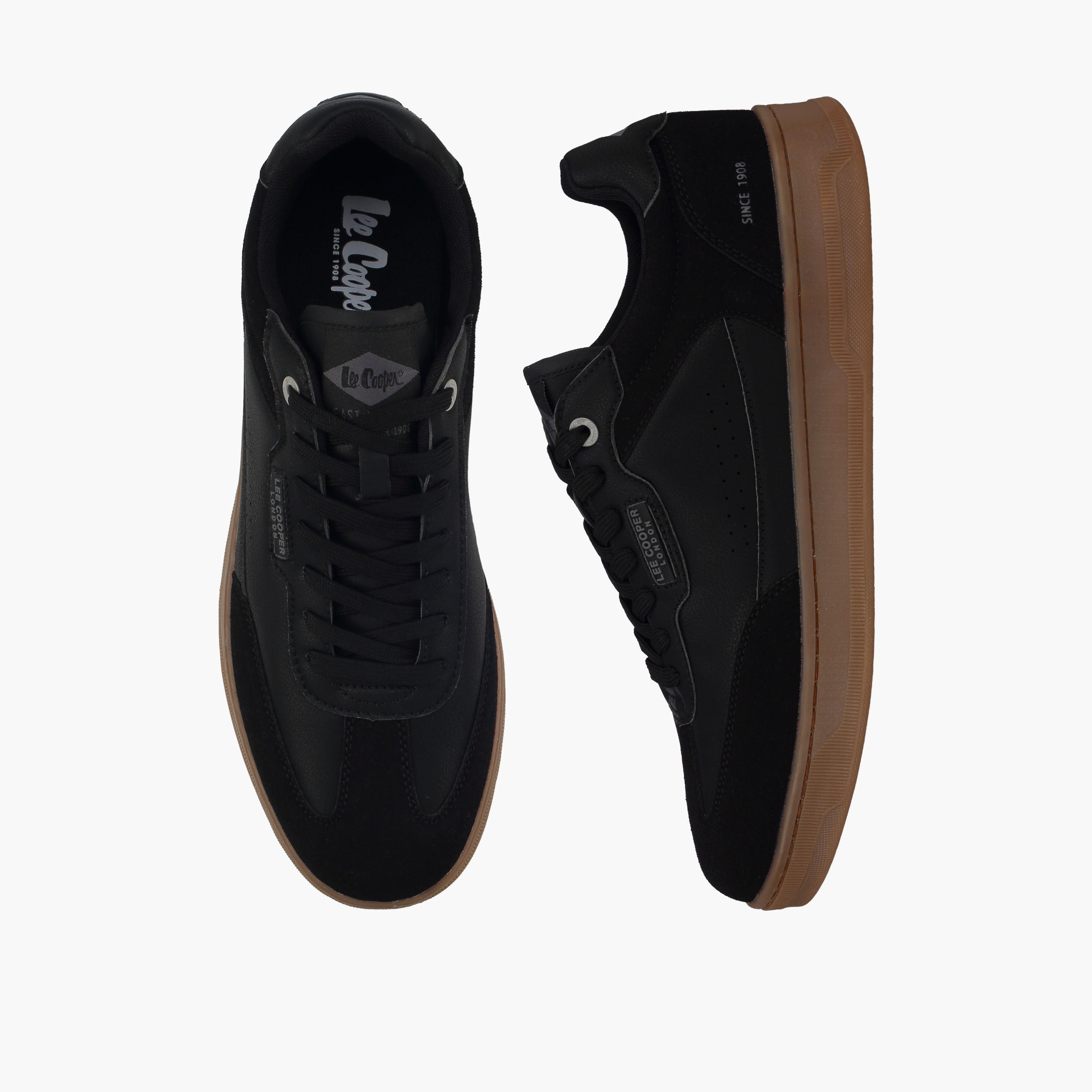 حذاء سنيكرز برباط وقوالب ملونة للرجال من لي كوبر-men-shoes-sneakers-image-1