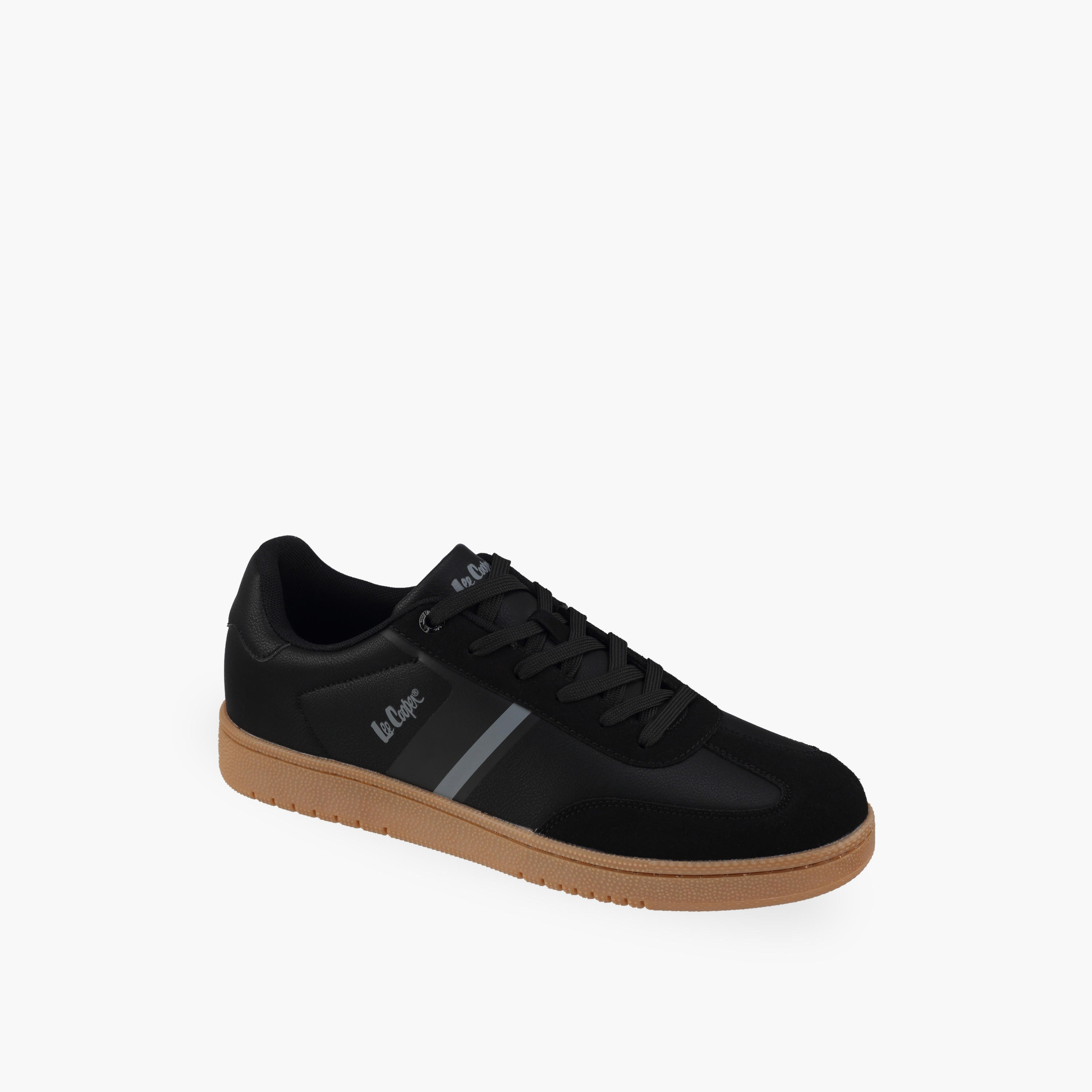 حذاء سنيكرز برباط وألواح وشعار للرجال من لي كوبر-men-shoes-sneakers-image-2