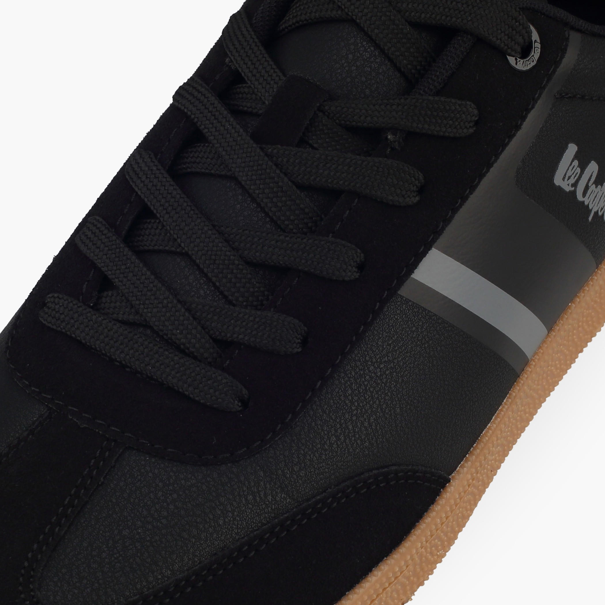 حذاء سنيكرز برباط وألواح وشعار للرجال من لي كوبر-men-shoes-sneakers-image-4