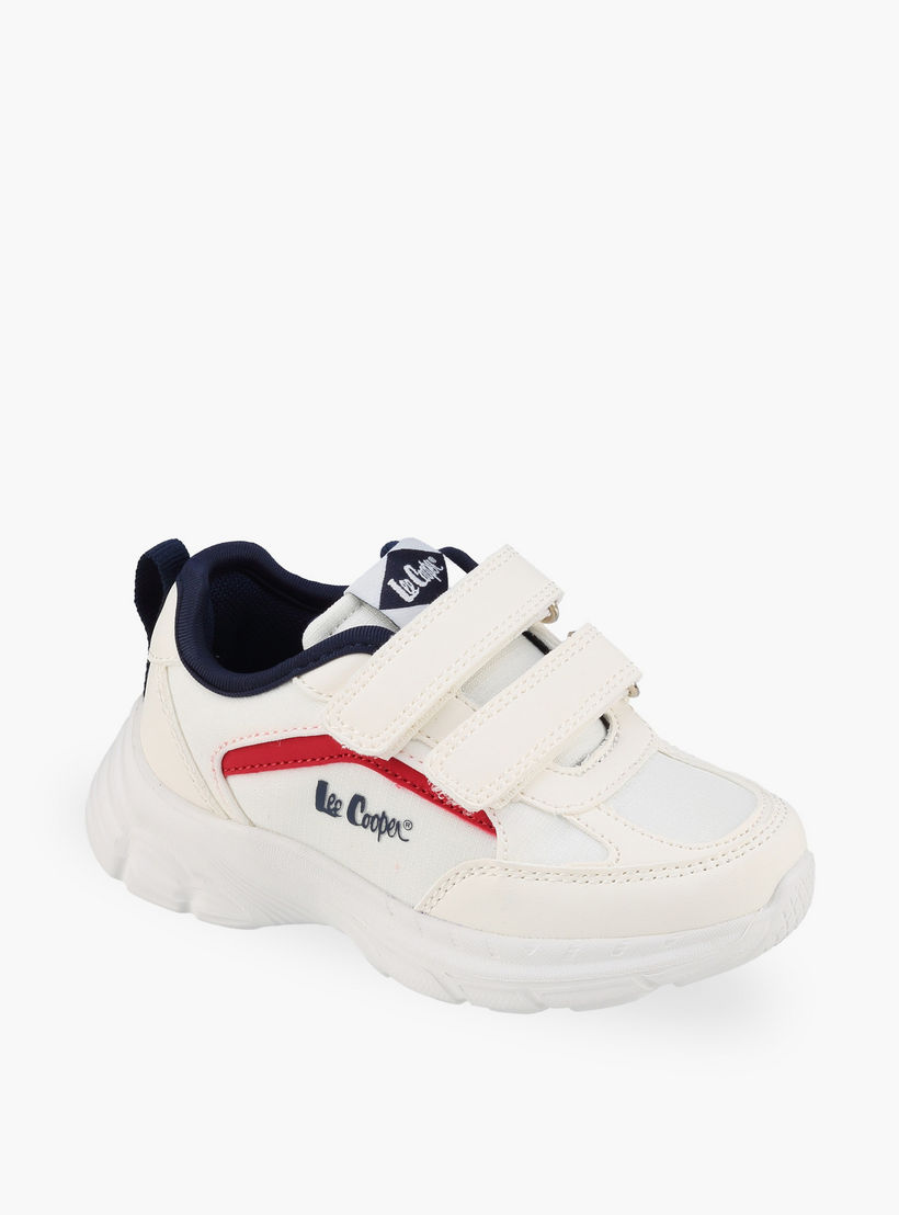 Lee Cooper Boys Logo Hook & Loop Sneakers-boys-shoes-sneakers-image-2