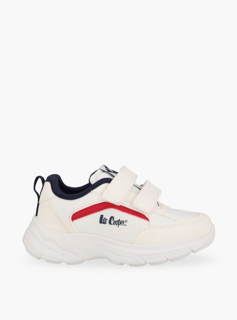 Lee Cooper Boys Logo Hook & Loop Sneakers-boys-shoes-sneakers-image-3