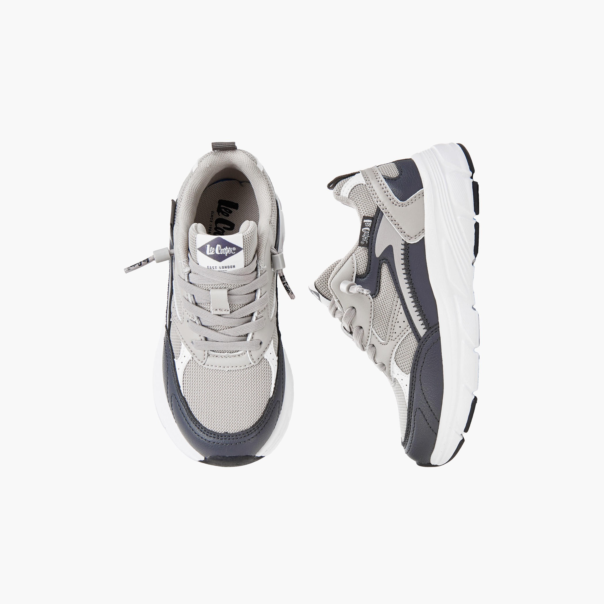 Lee Cooper Boys Lace-Up Ankle Sneakers-boys-shoes-sneakers-image-1