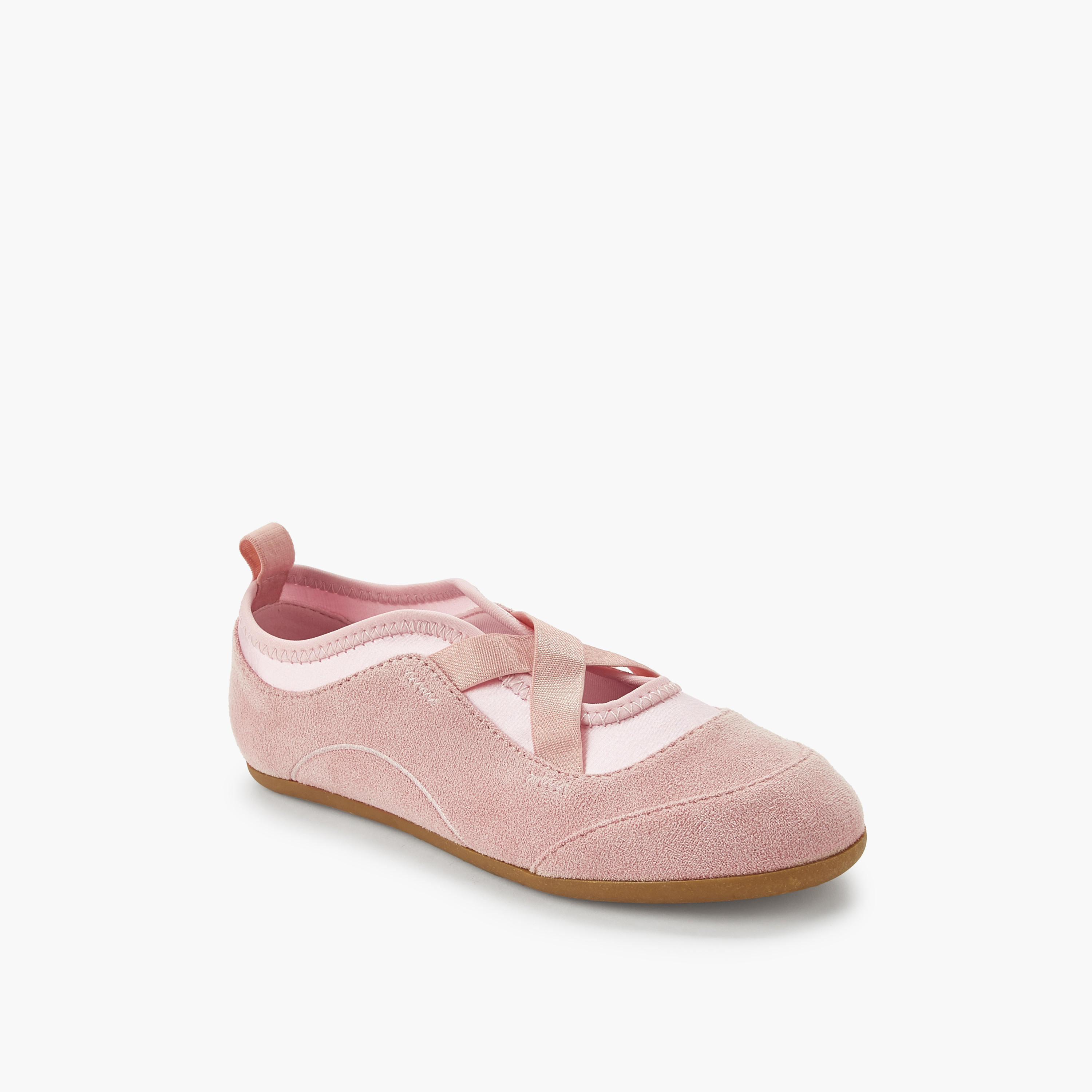 Little Missy Girls Cross Strap Ballerina Shoes-girls-shoes-ballerinas-image-2