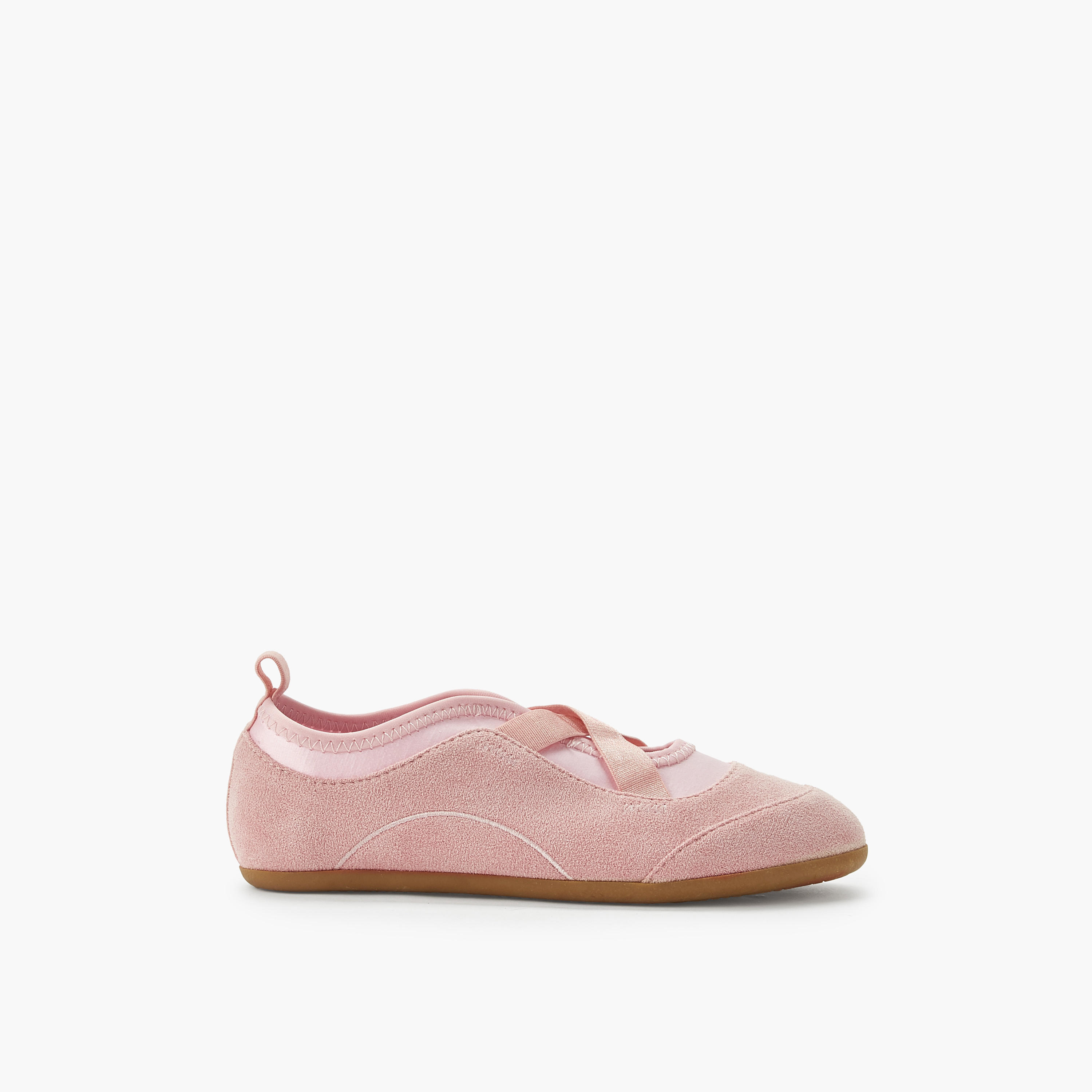 Little Missy Girls Cross Strap Ballerina Shoes-girls-shoes-ballerinas-image-3