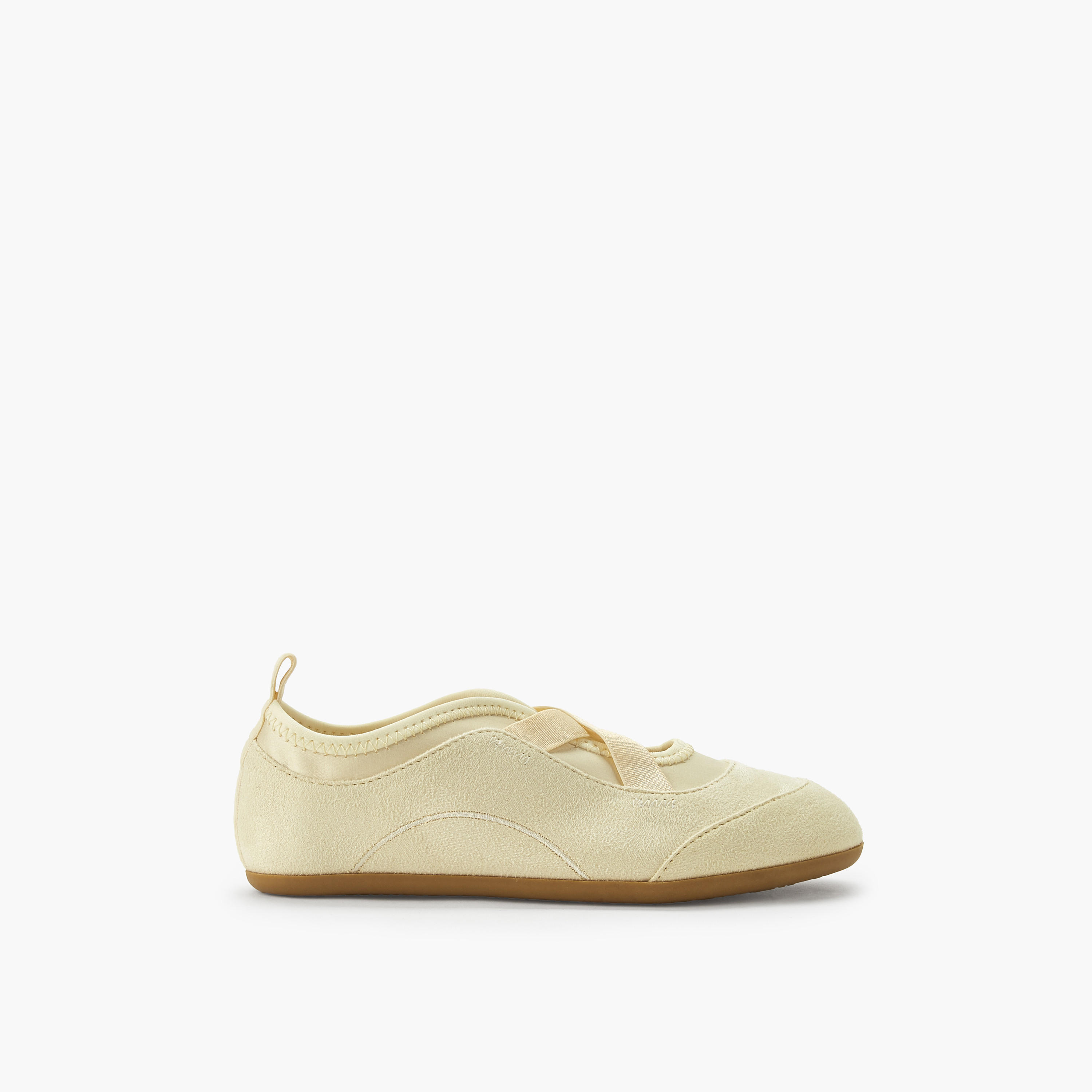 Little Missy Girls Cross Strap Ballerina Shoes-girls-shoes-ballerinas-image-3