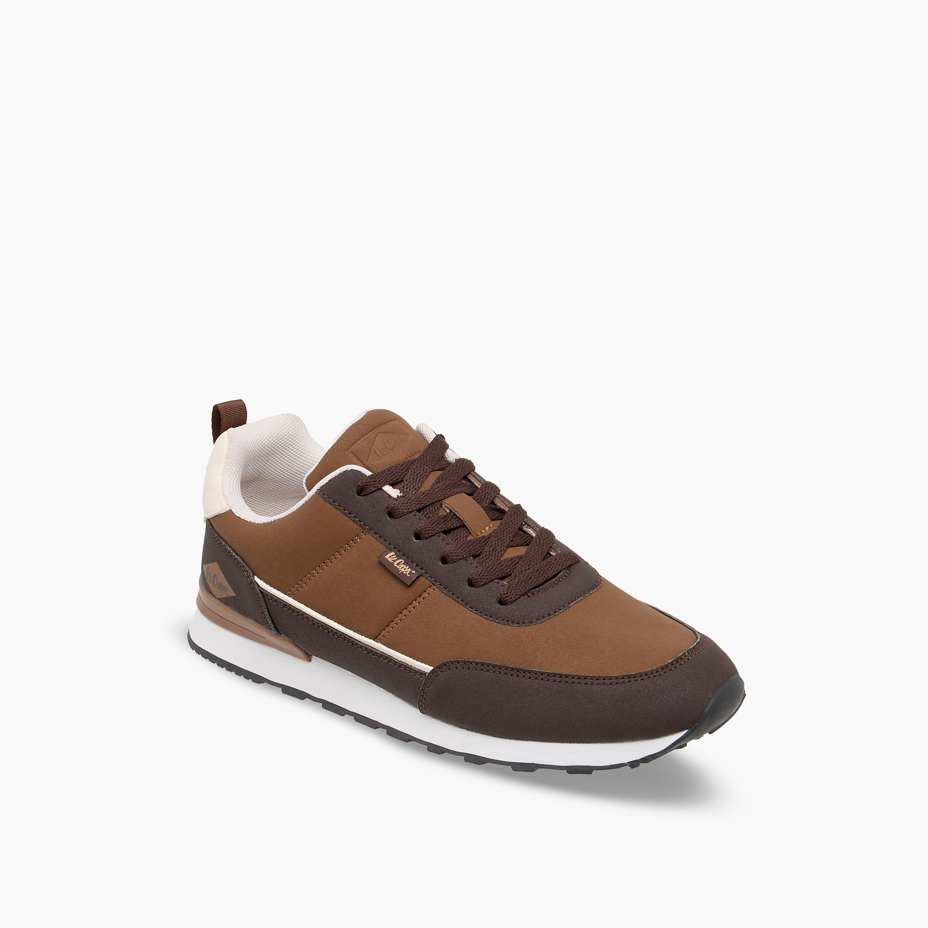 Lee Cooper Men Colourblock Lace-Up Sneakers-men-shoes-sneakers-image-2