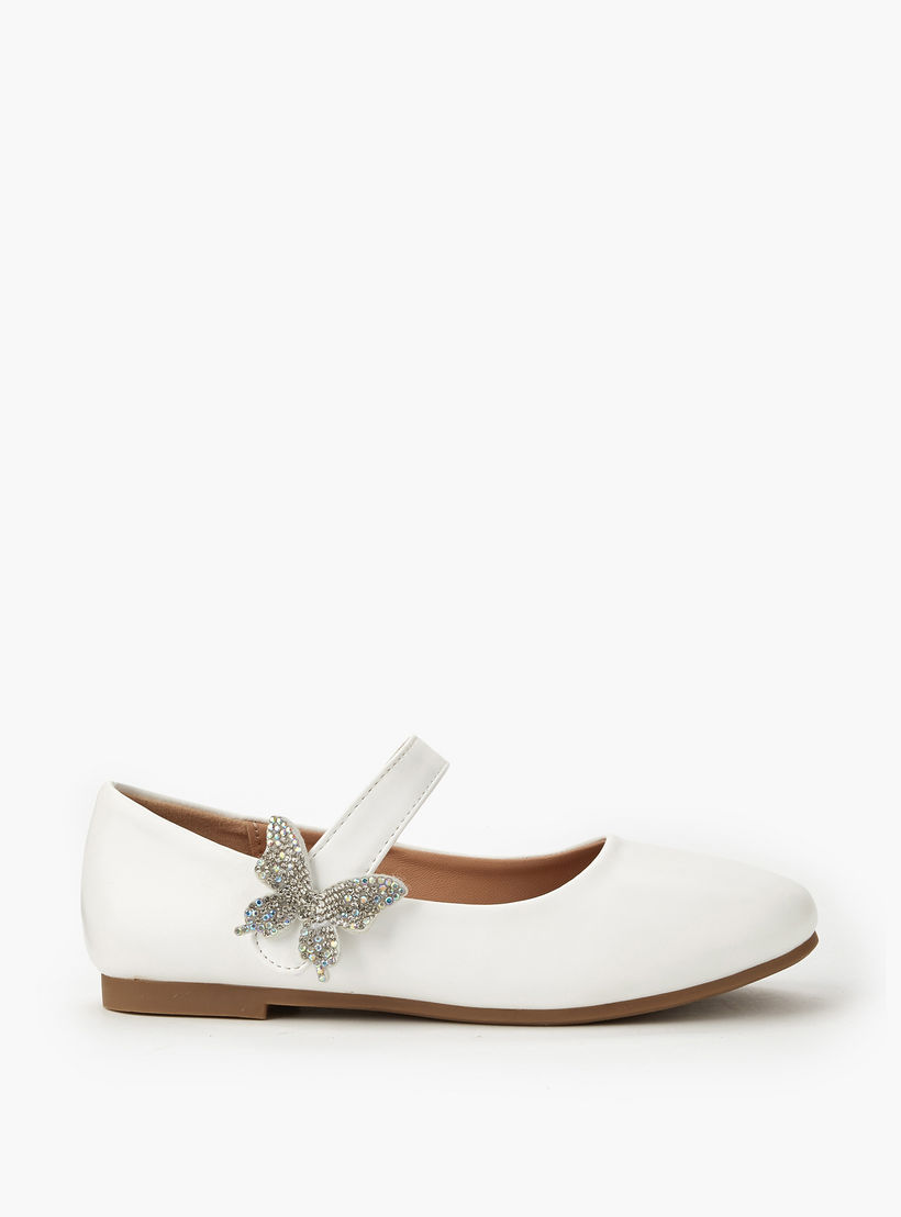 Flora Bella Girls Butterfly Accent Ballerina Shoes-girls-shoes-ballerinas-image-2