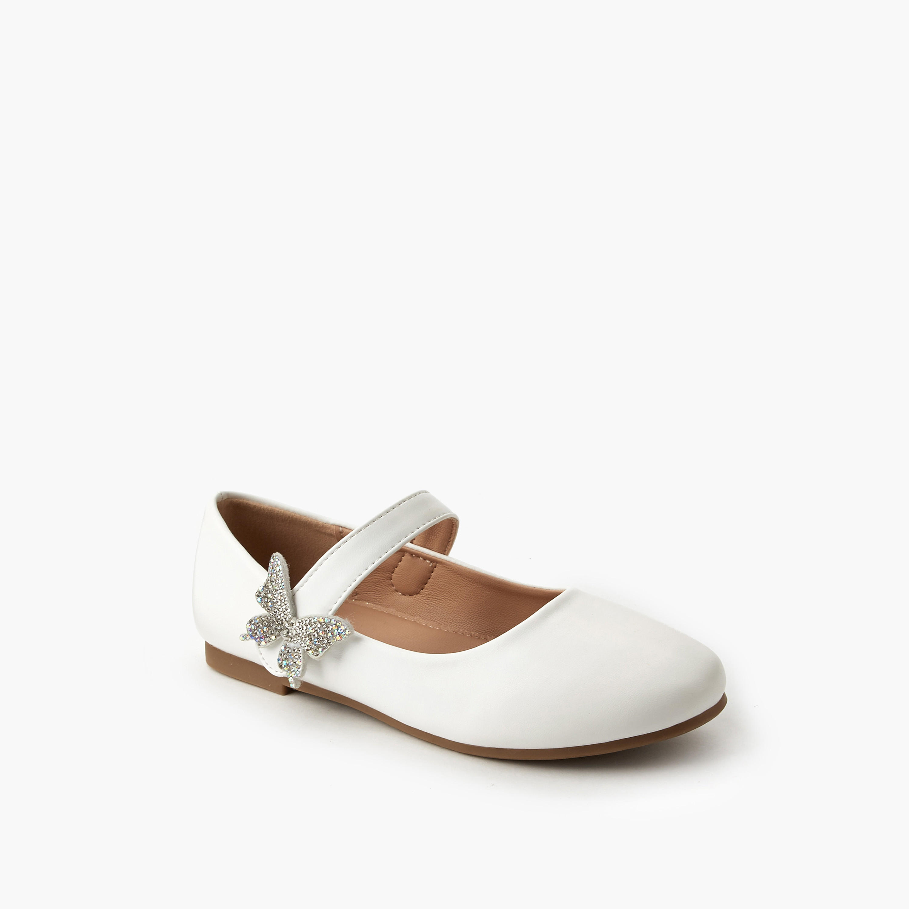 Flora Bella Girls Butterfly Accent Ballerina Shoes-girls-shoes-ballerinas-image-3