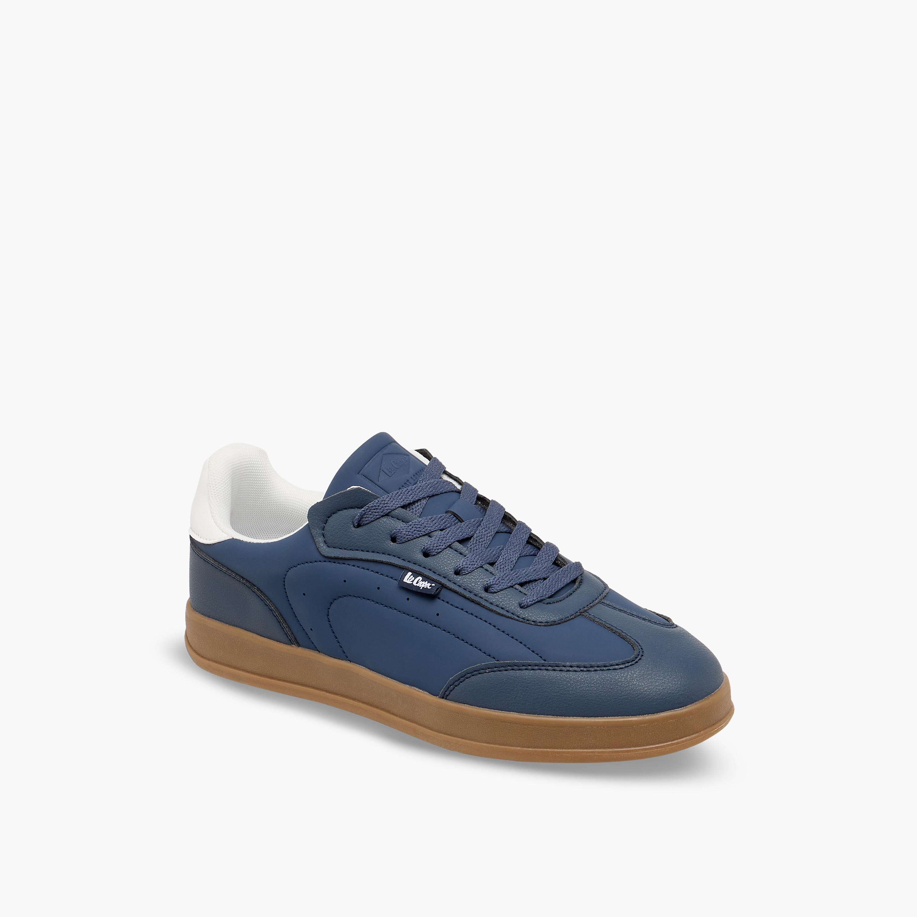 Lee Cooper Men Panelled Lace-Up Sneakers-men-shoes-sneakers-image-2