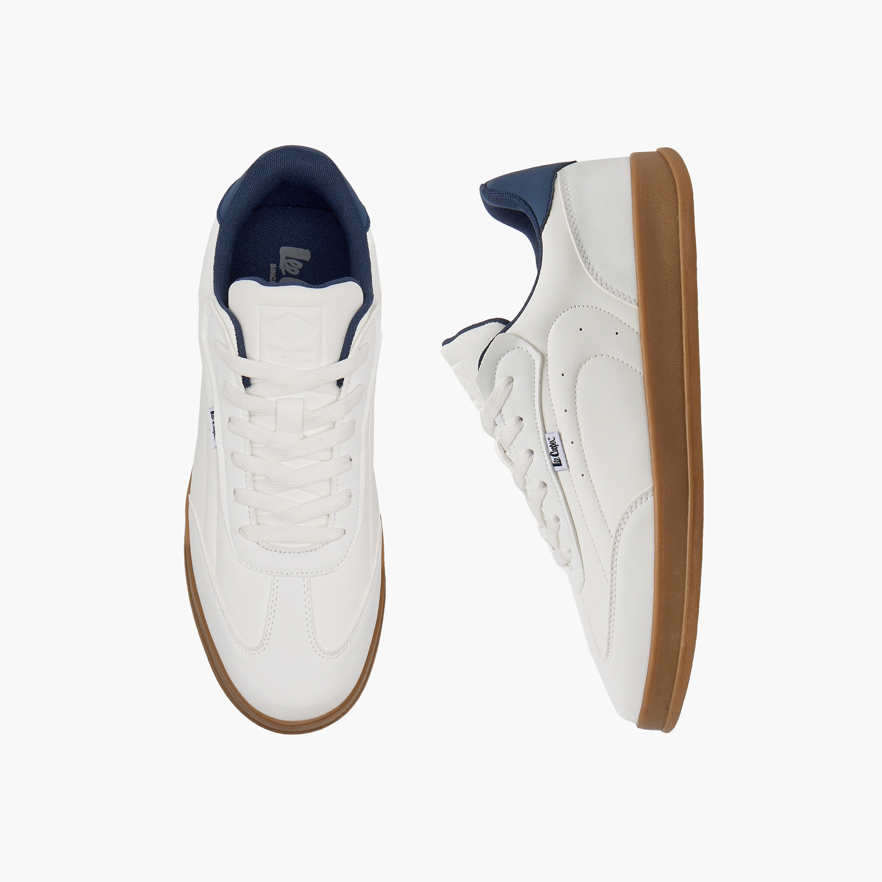 Lee Cooper Men Panelled Lace-Up Sneakers-men-shoes-sneakers-image-1
