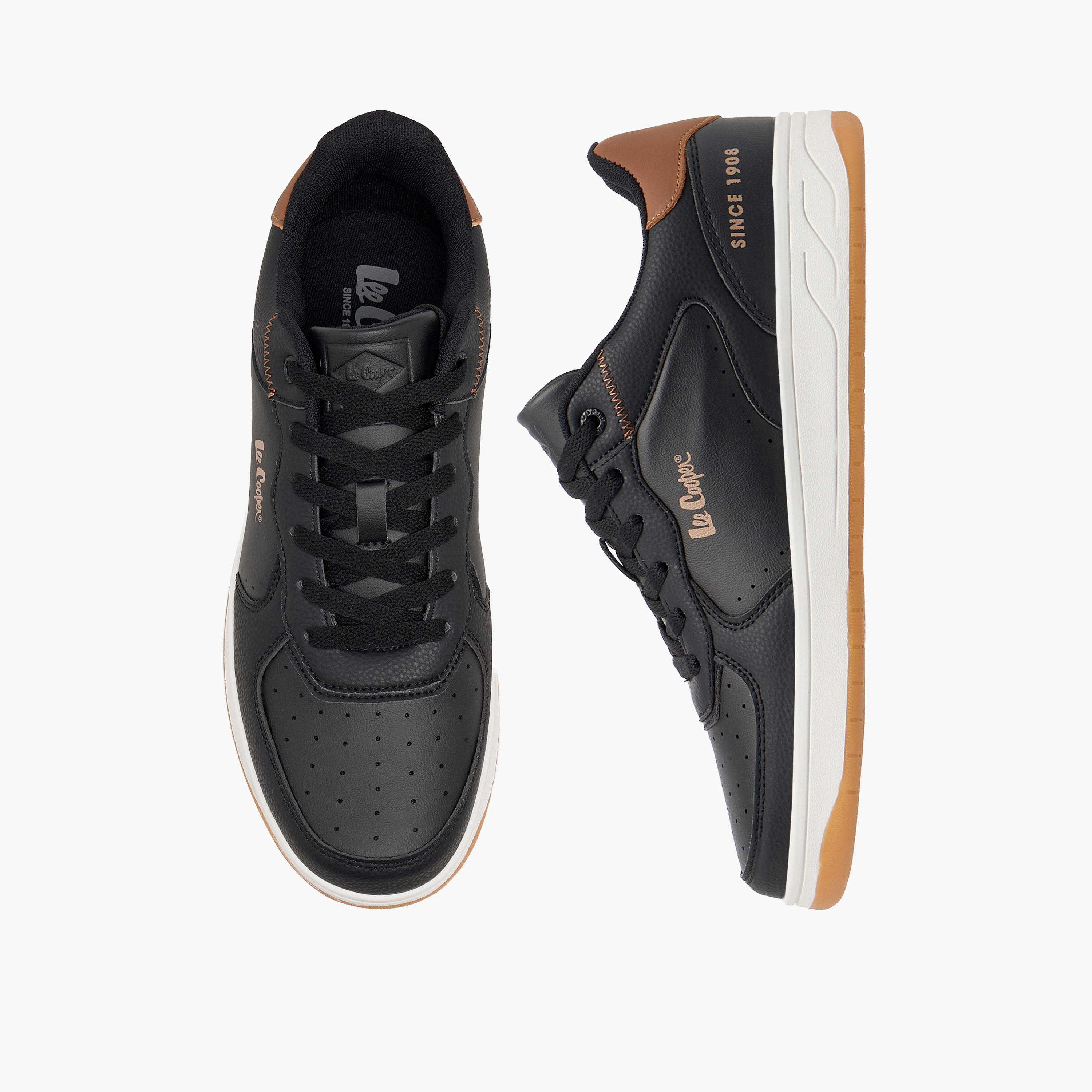 Lee Cooper Men Lace-Up Sneakers-men-shoes-sneakers-image-1